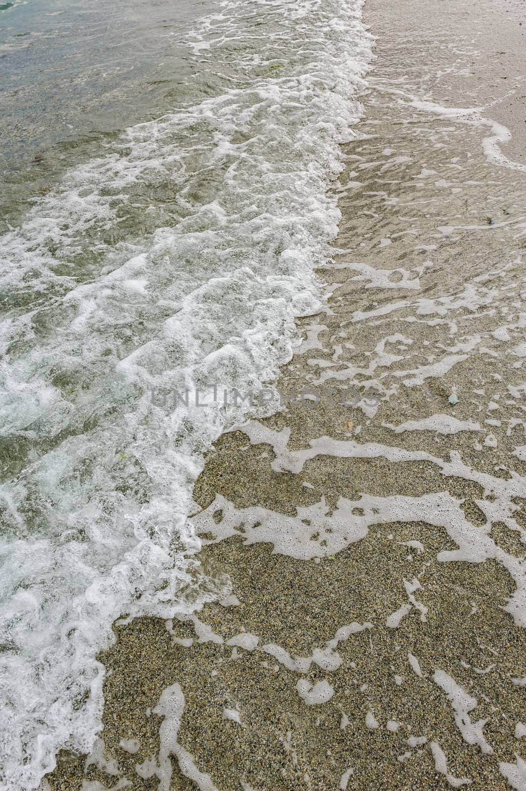 sand and wave at the beach background