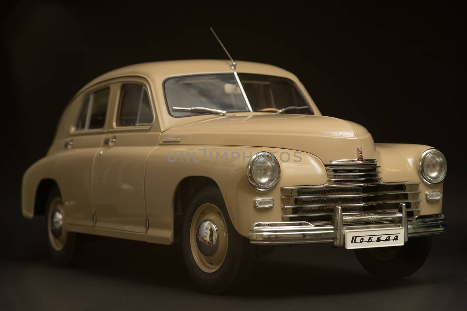 St. Petersburg, Russia, 7 October 2015  Soviet retro car Gaz M 20 Victory 1946