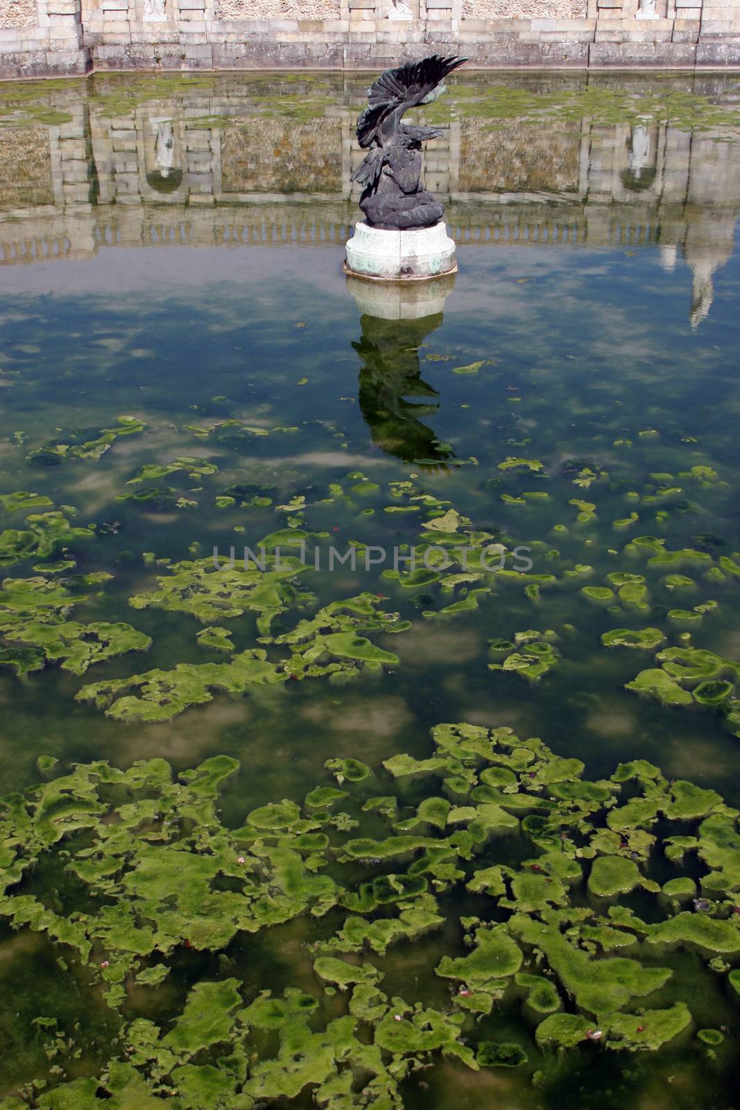 France, park of Fontainebleau palace