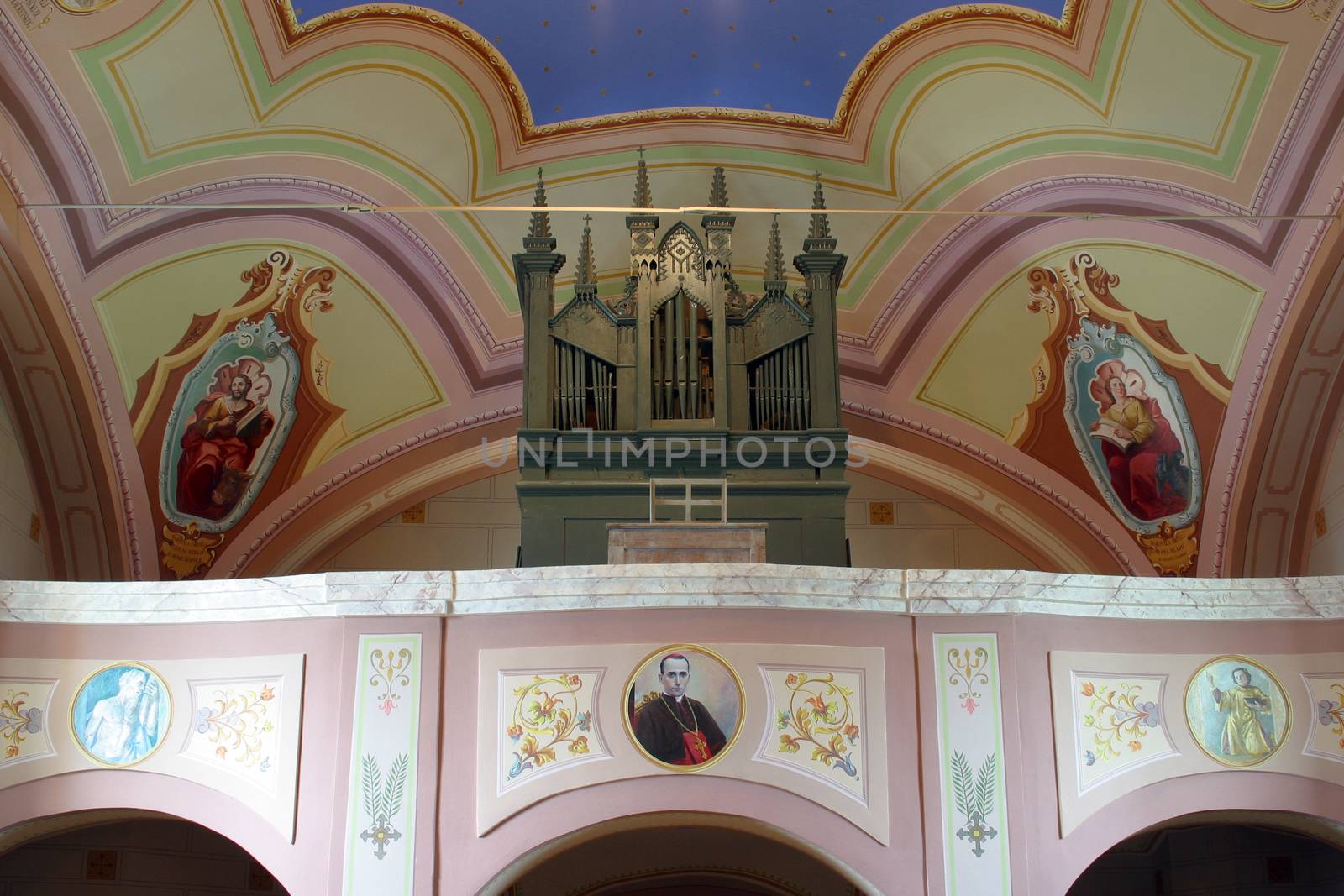 Organ, church choir