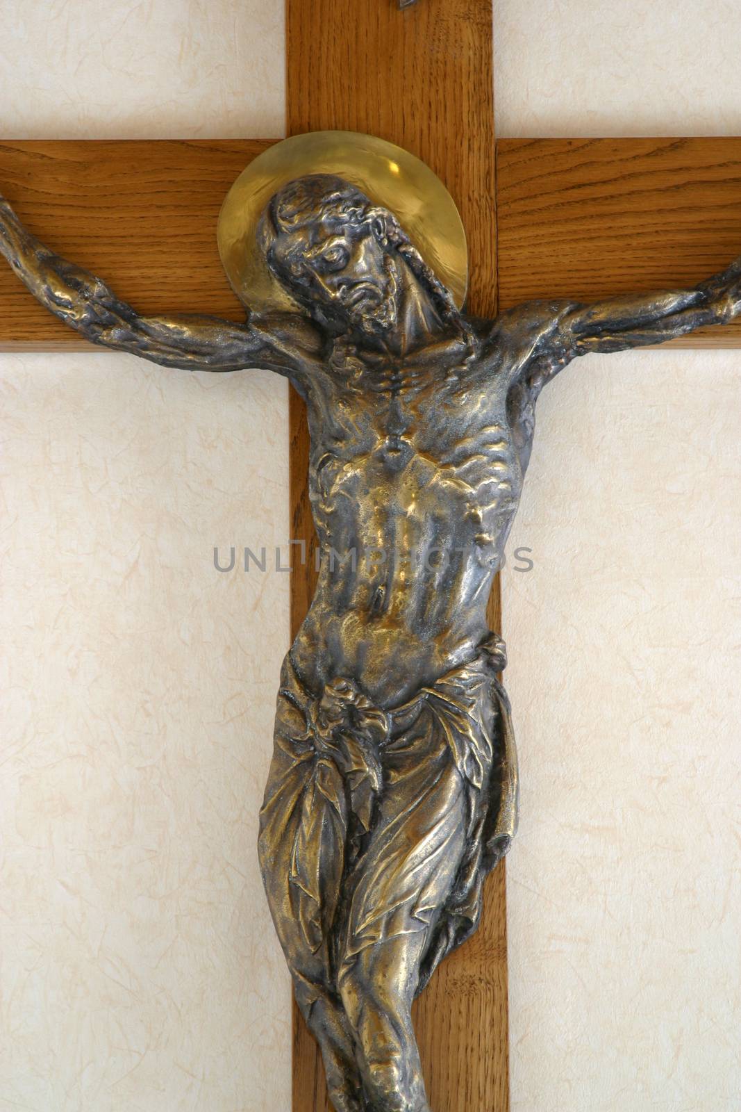 Jesus crucified on the cross