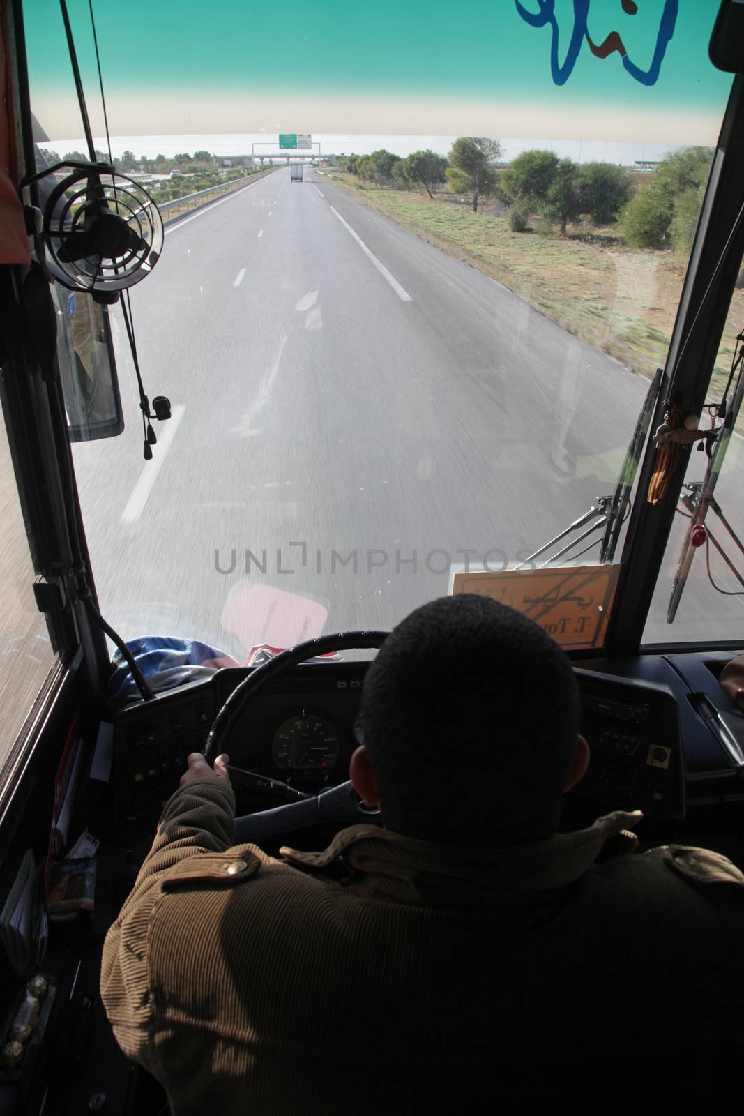 Bus driving