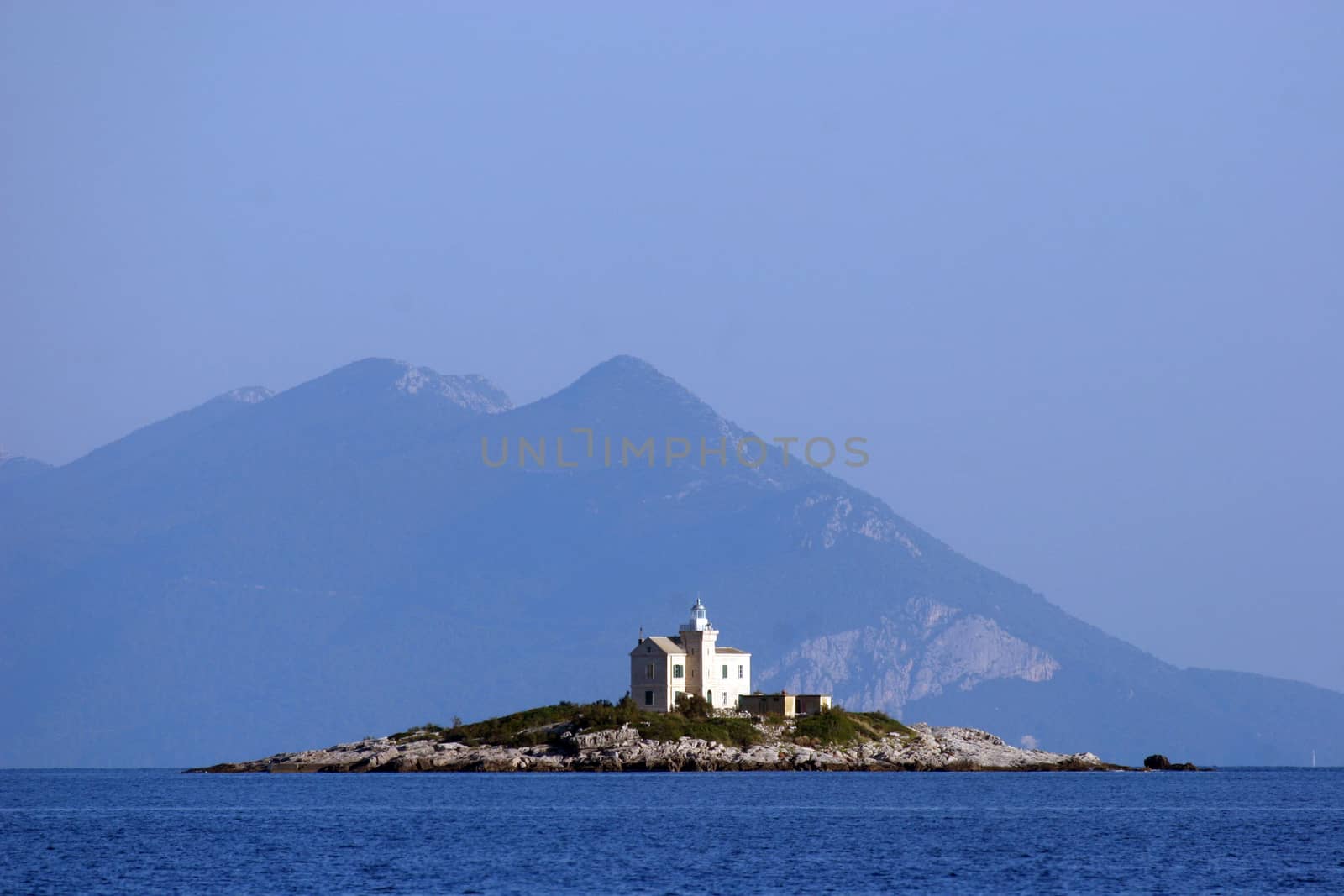 Lighthouse on small island