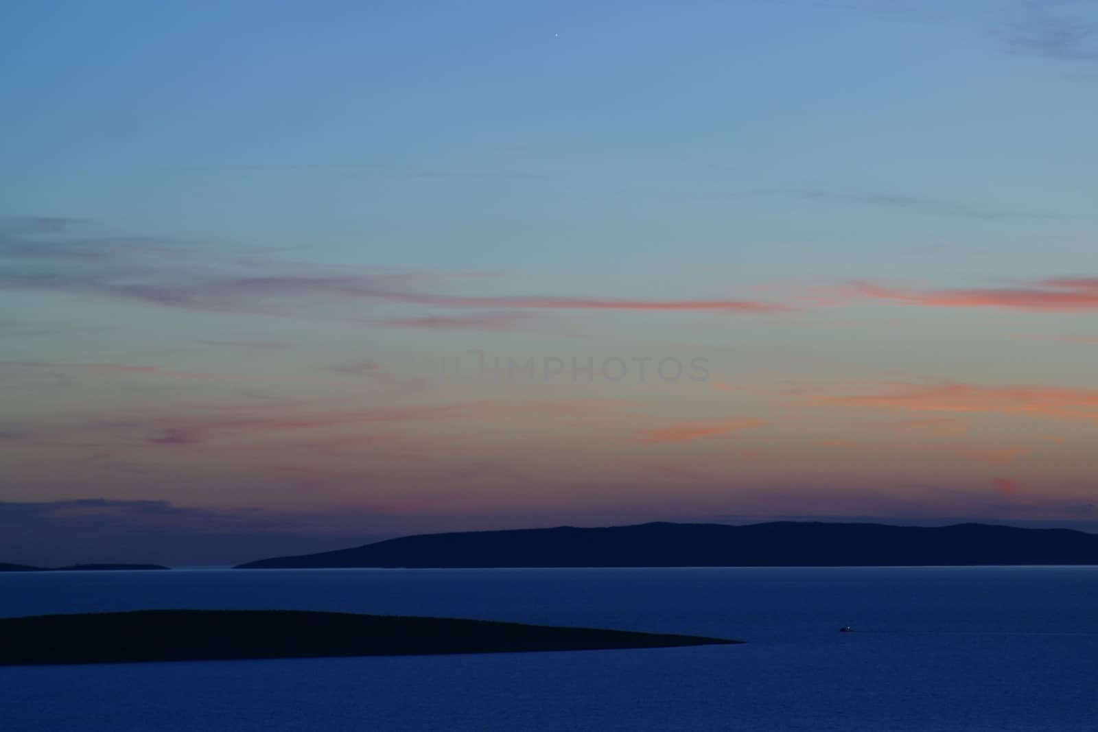 Sundown, Adriatic sea, Croatia