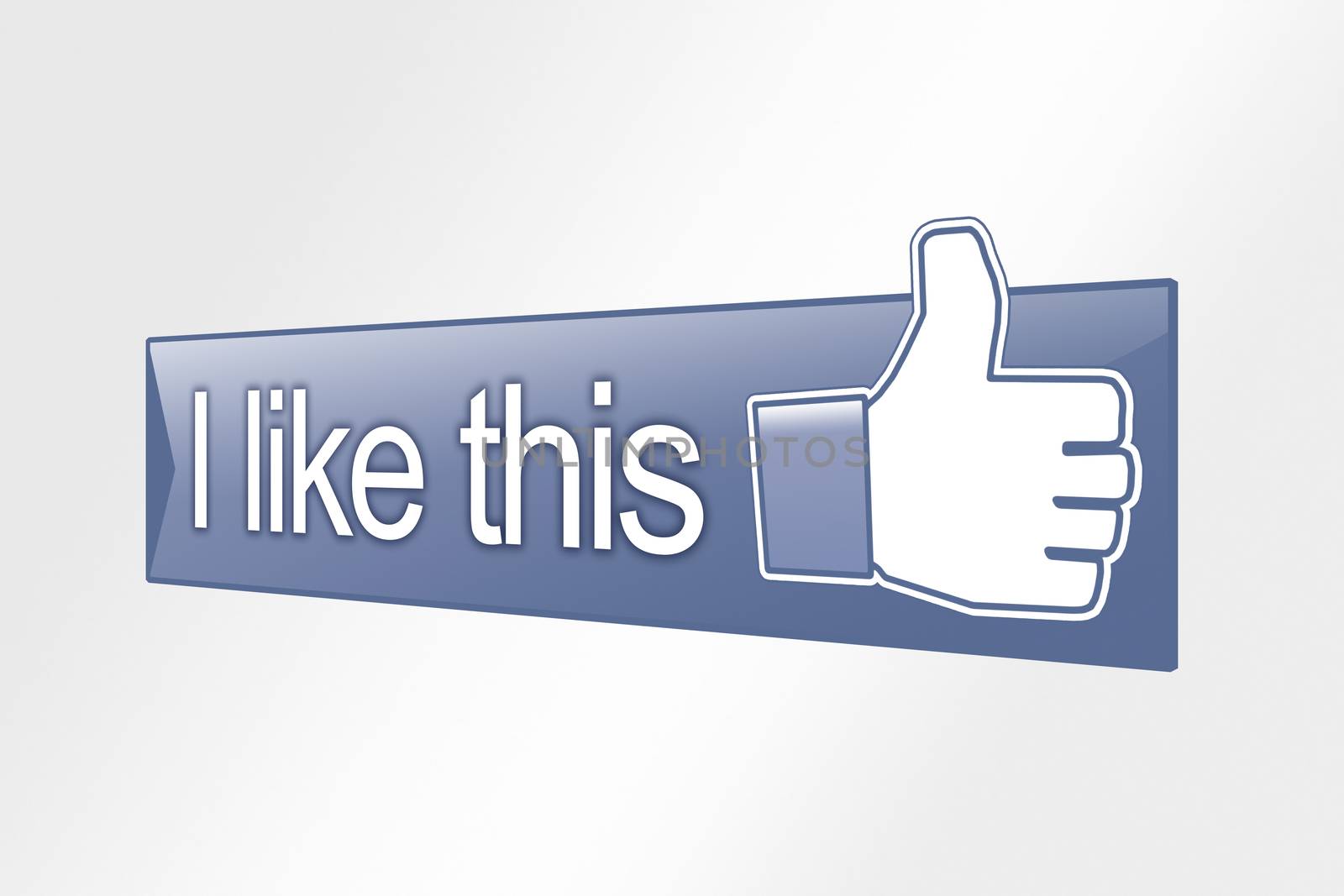Like thumb up, Facebook by aldorado