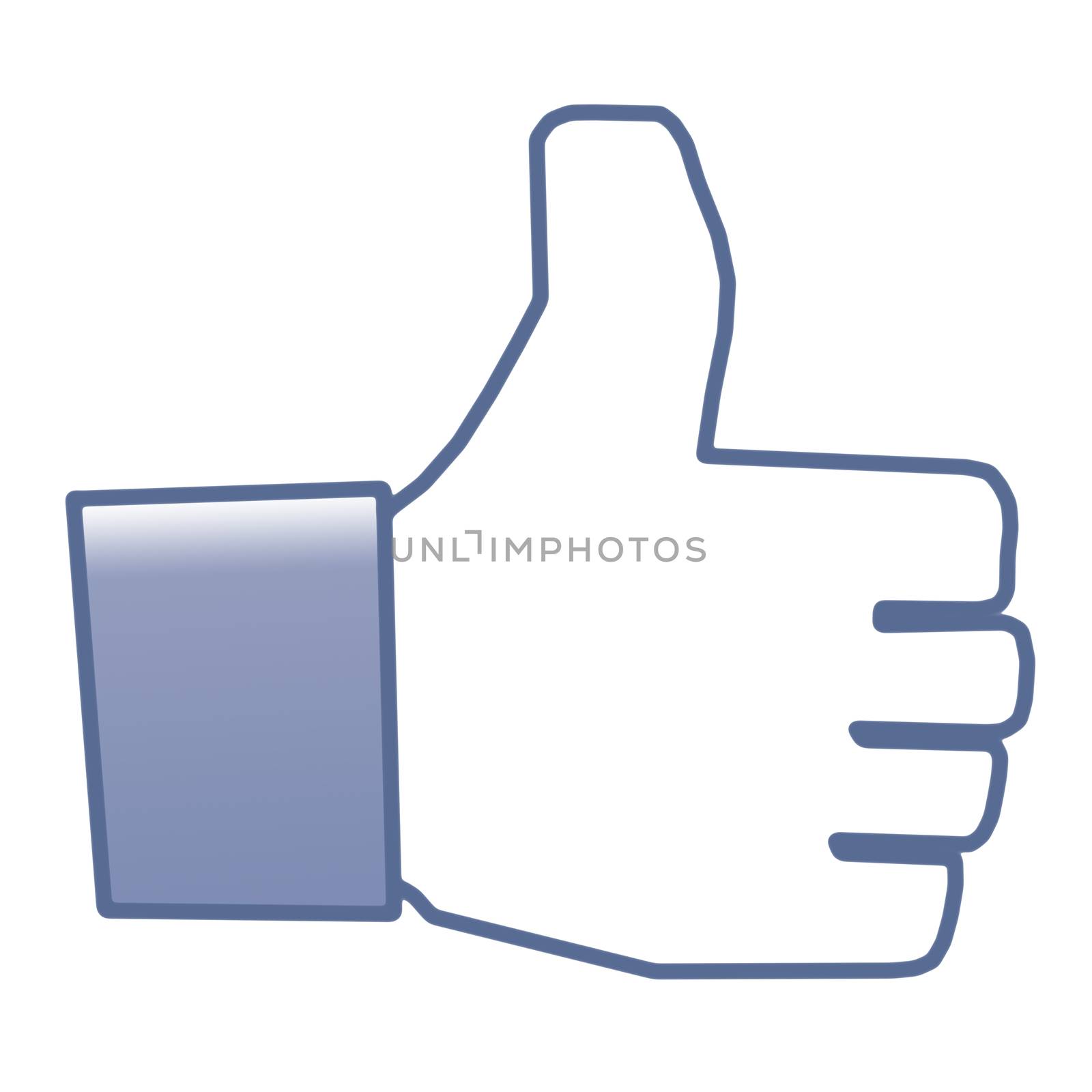 Like thumb up, Facebook by aldorado