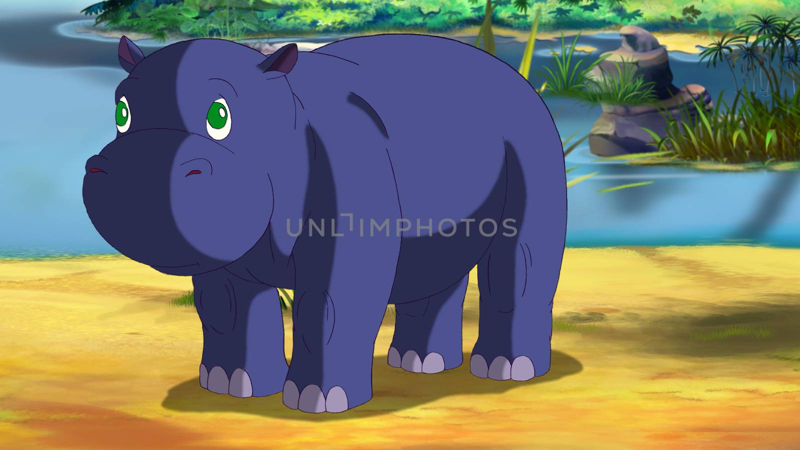 Small Hippo by Multipedia
