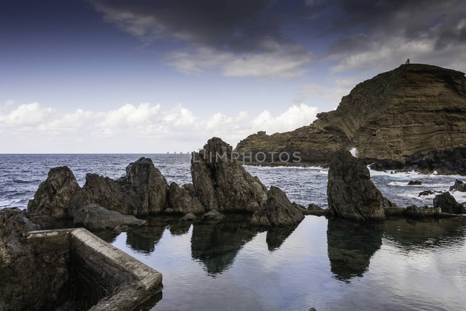 Natural pools in Porto Moniz, Madeira, Portugal