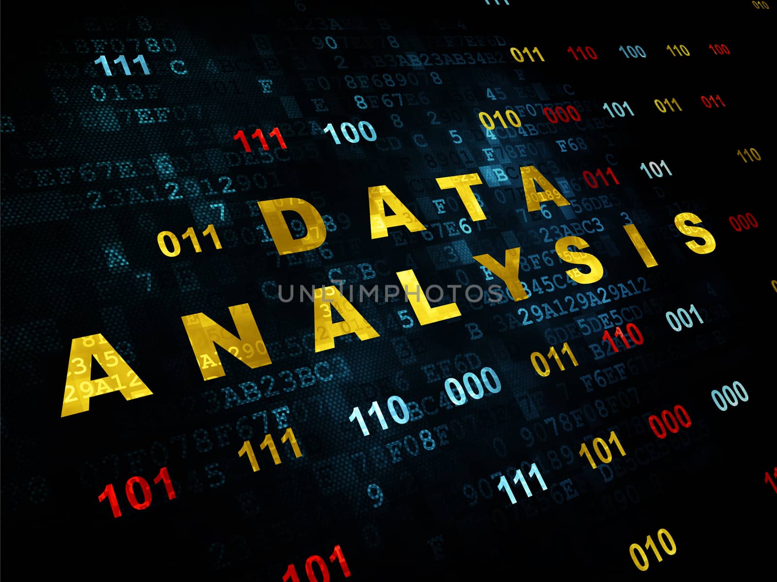 Data concept: Data Analysis on Digital background by maxkabakov