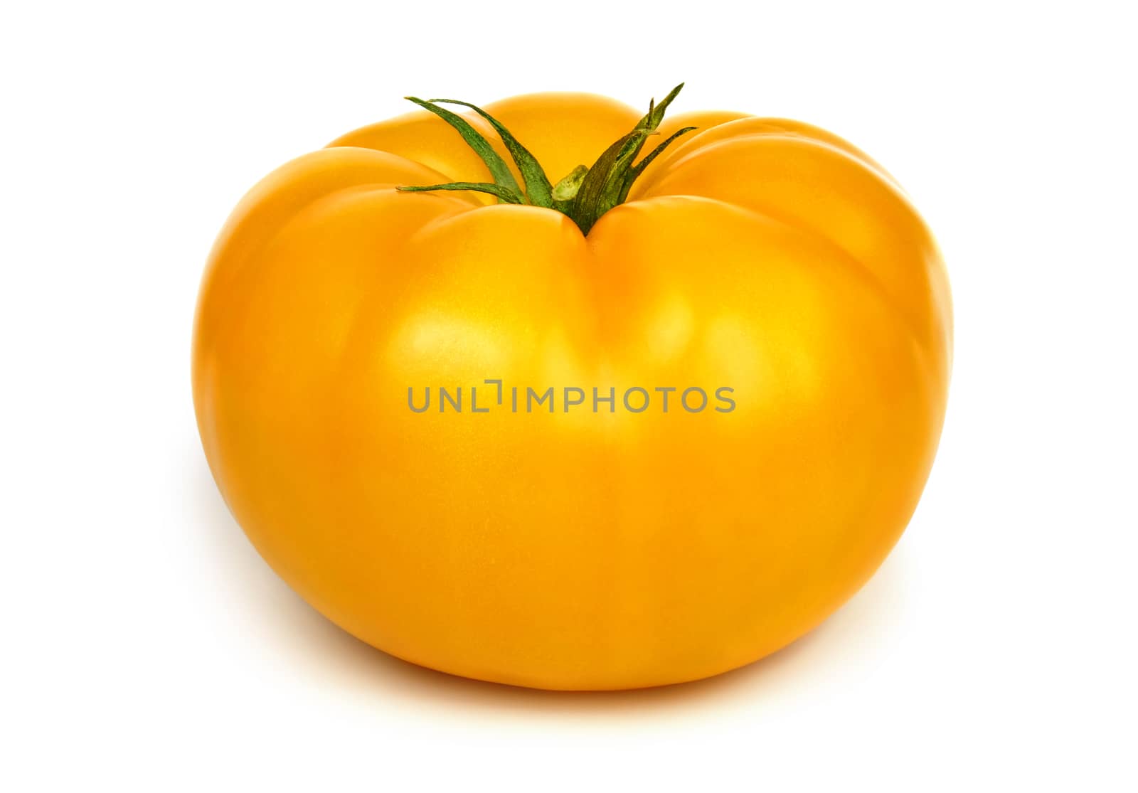 Big fresh yellow tomato. by leventina