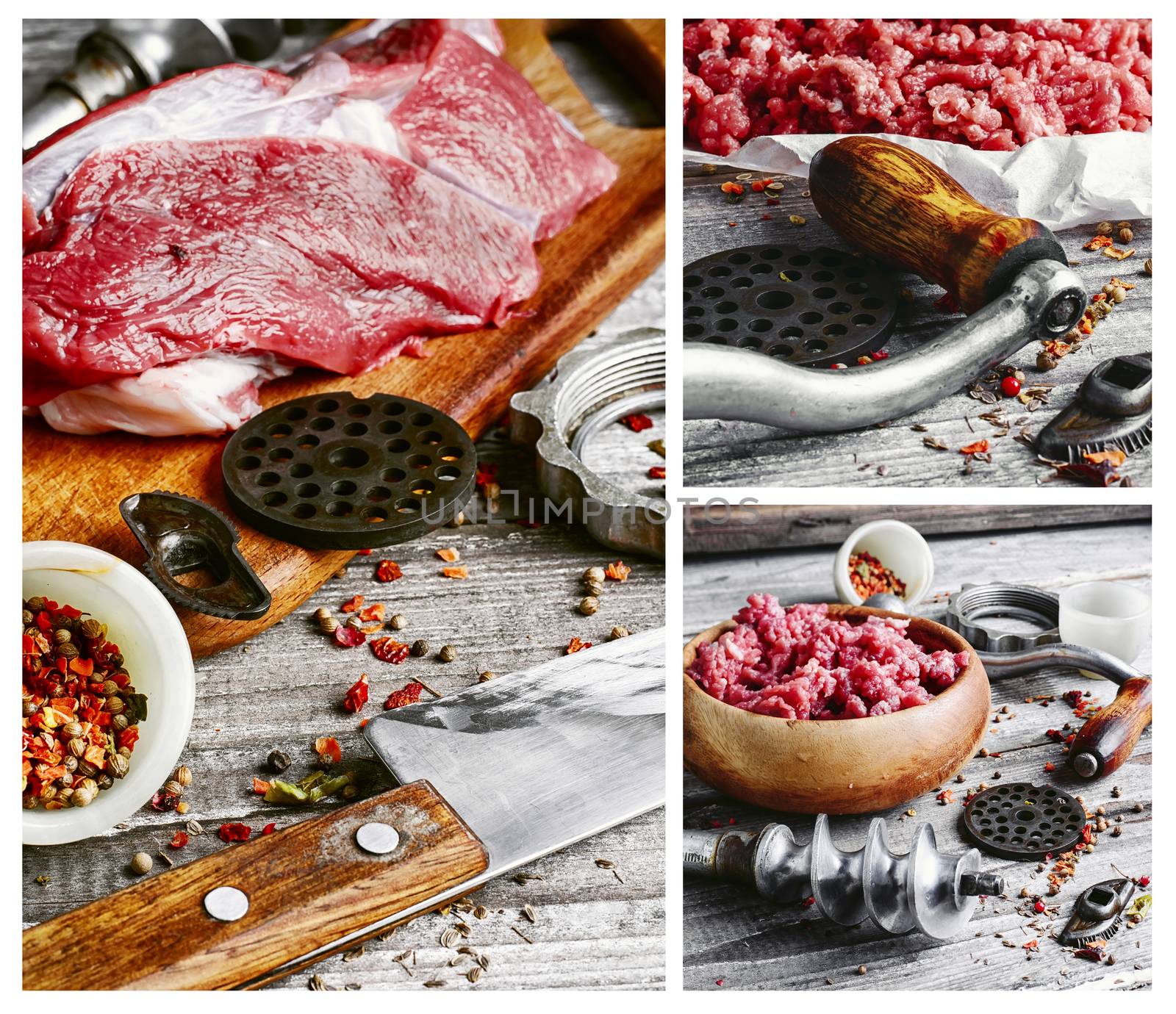 Preparation of raw meat beef by LMykola