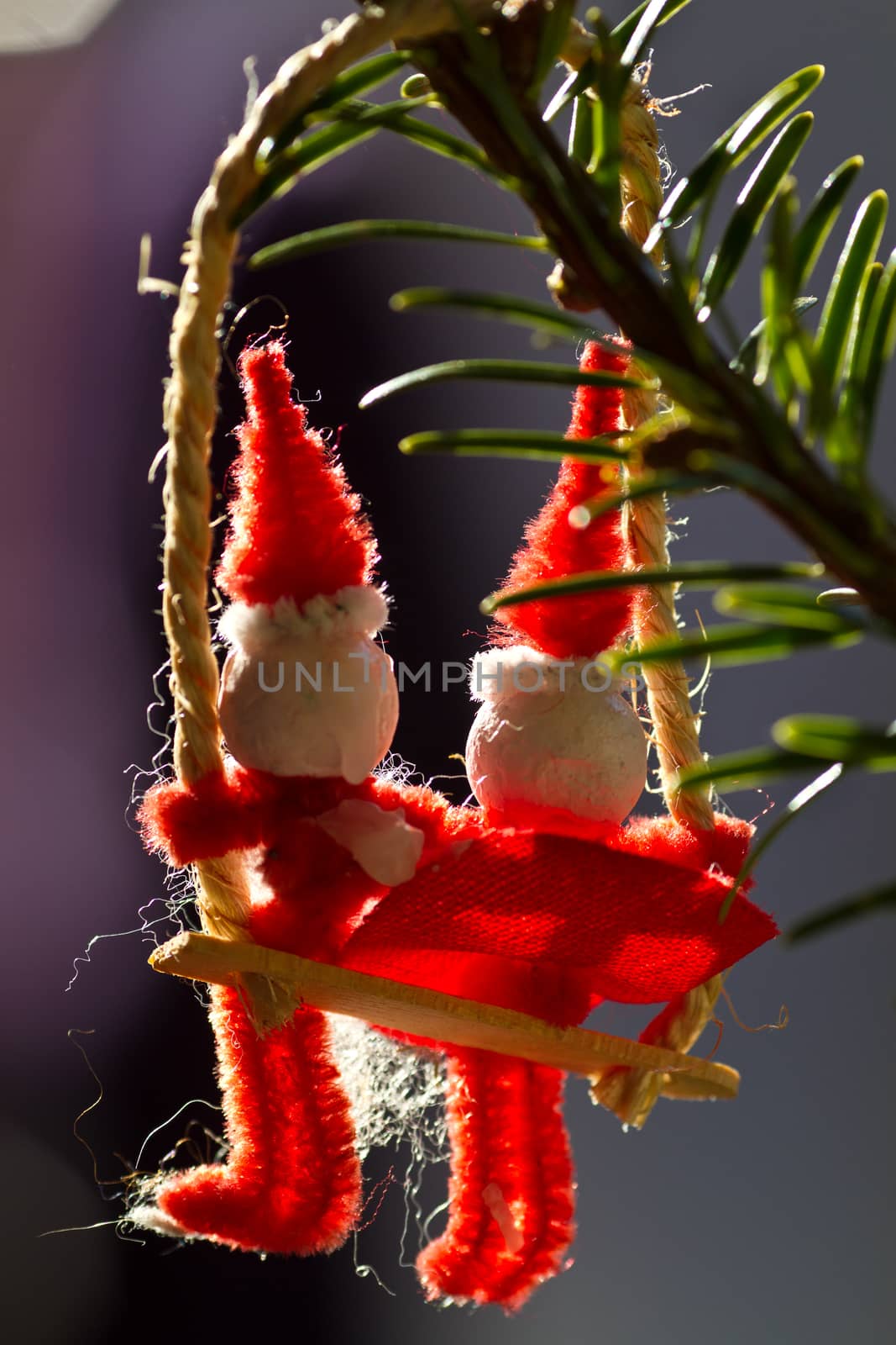 Christmas decorations , balls and other decorations in denmark