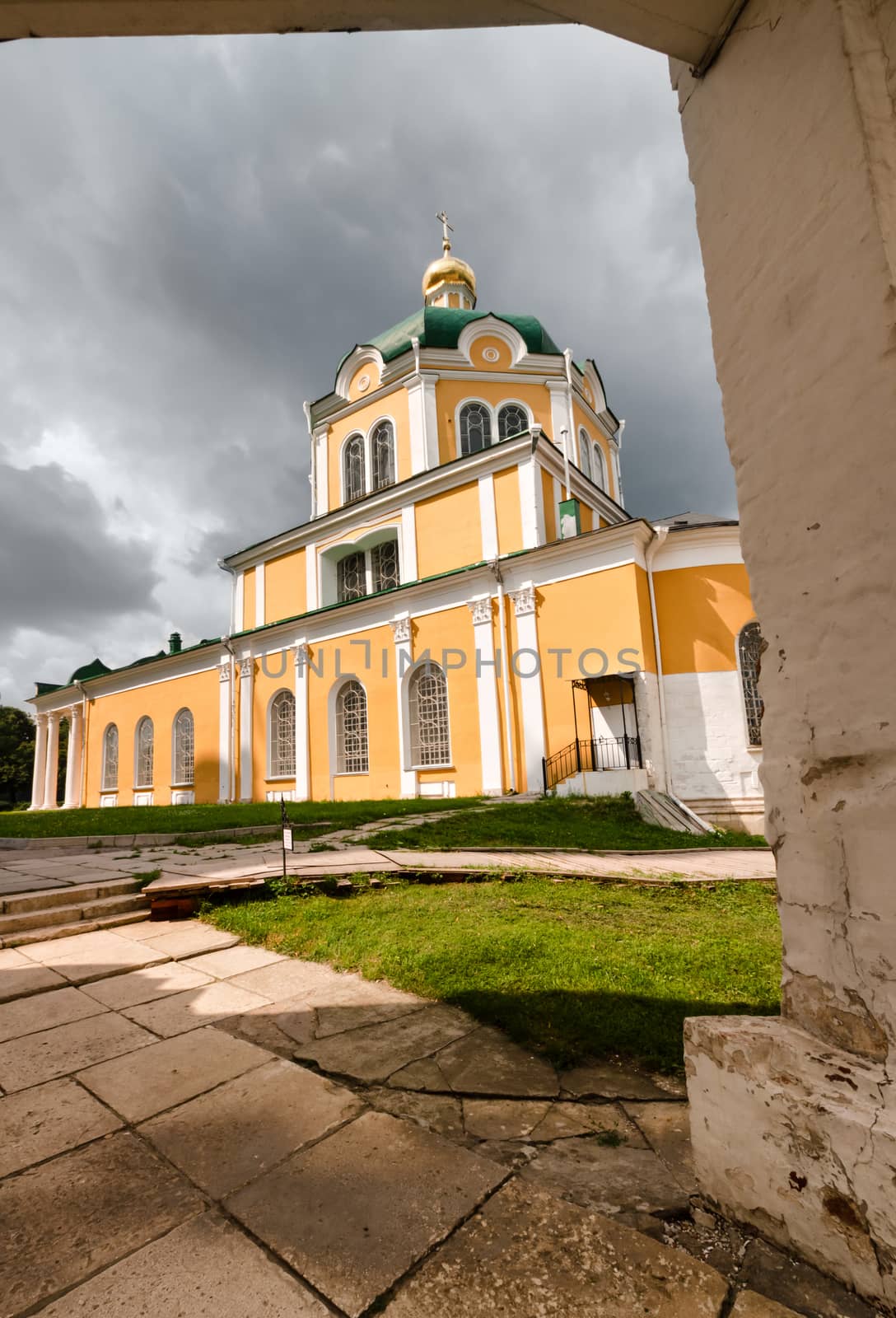 Churches in the Kremlin of Ryazan, Russia by Gaina