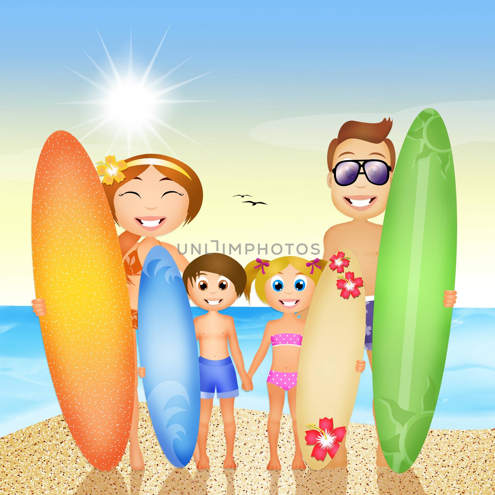 family in summer by adrenalina