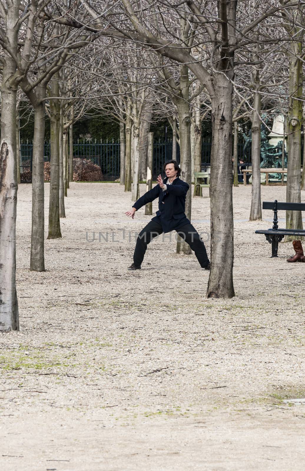 Man practice oriental discipline by edella