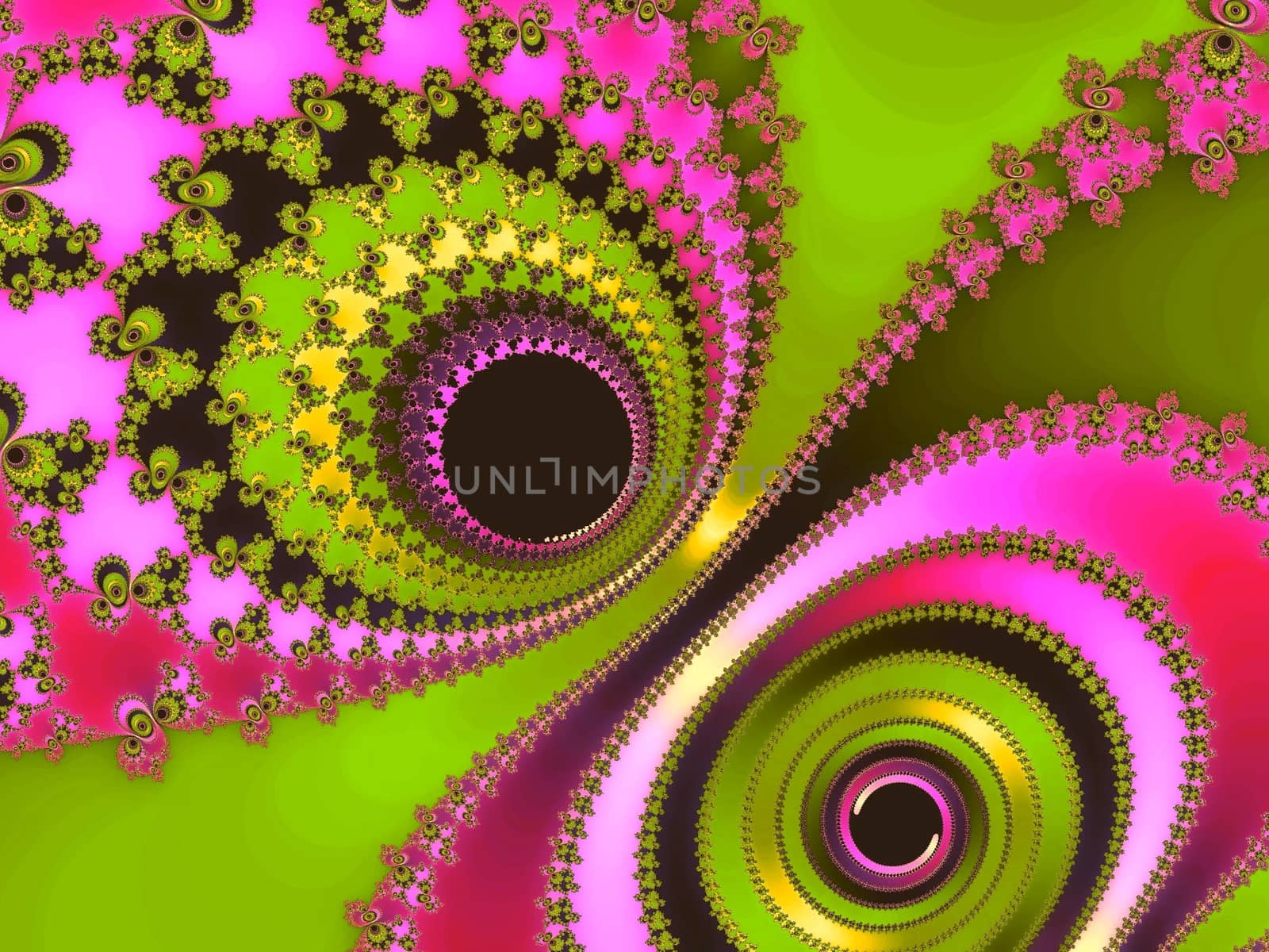 Digital computer graphic - rendering. Abstraction fractal background in a bright colors for design.