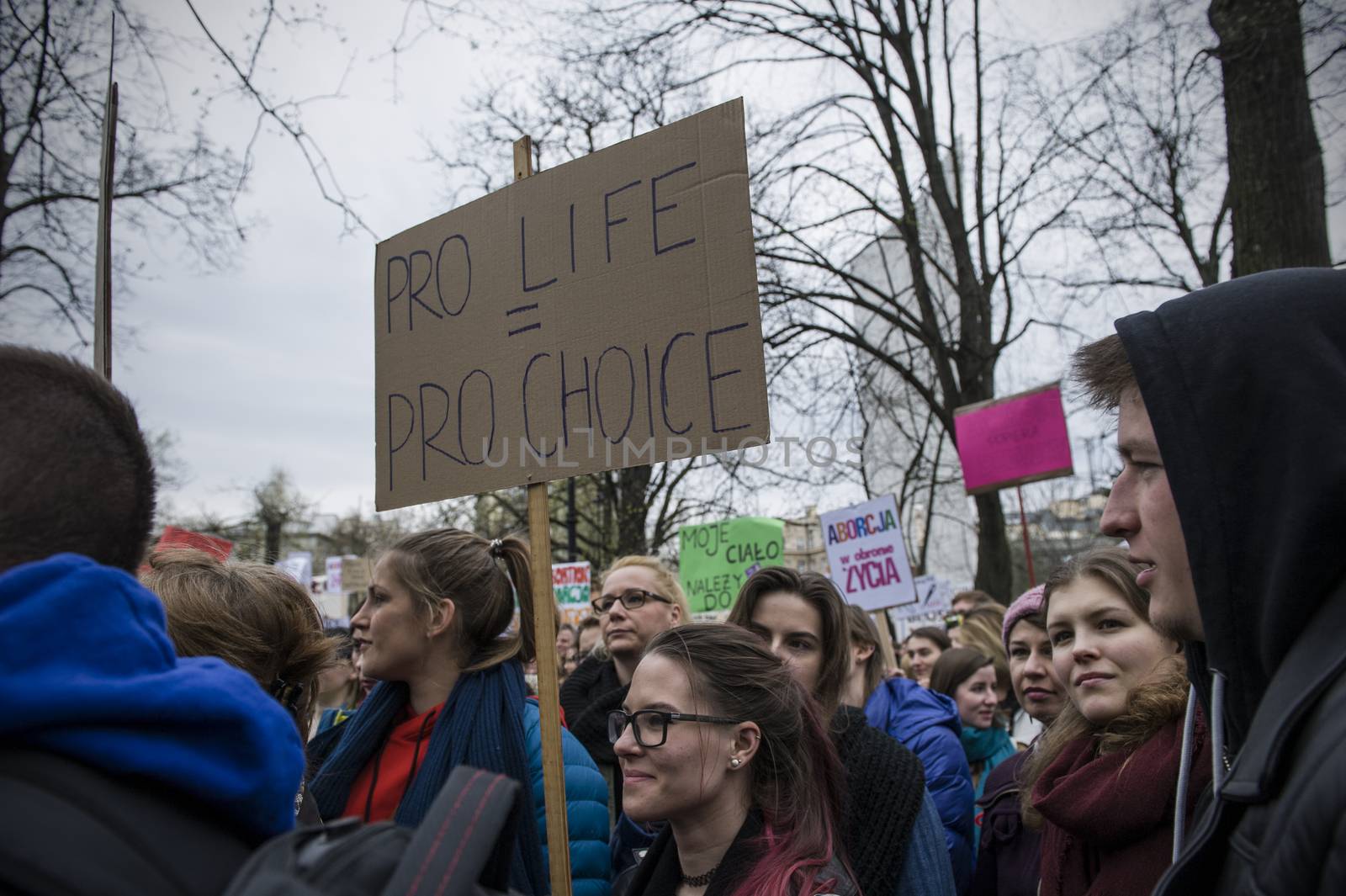 POLAND - WARSAW - DEMO - ABORTION by newzulu