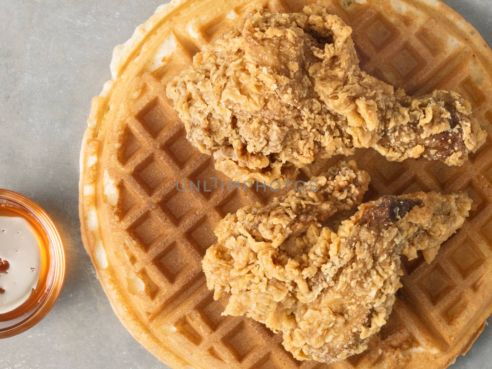 rustic southern american comfort food chicken waffle by zkruger