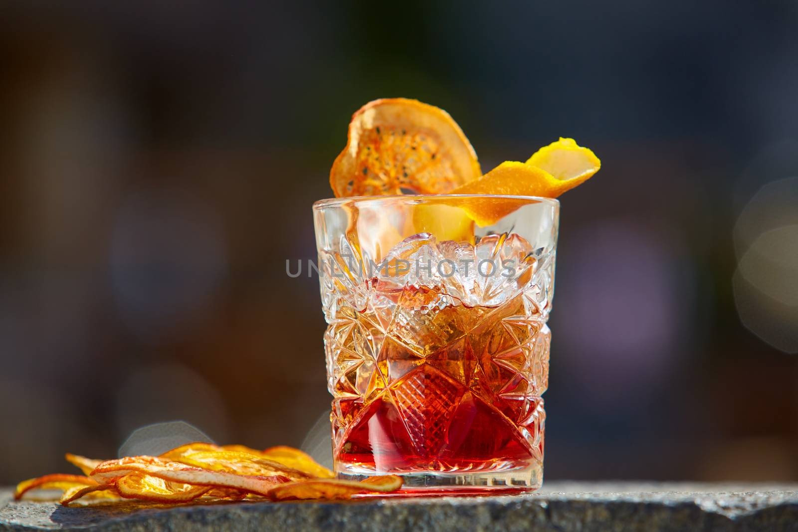 Old fashioned cocktail. Negroni by sarymsakov