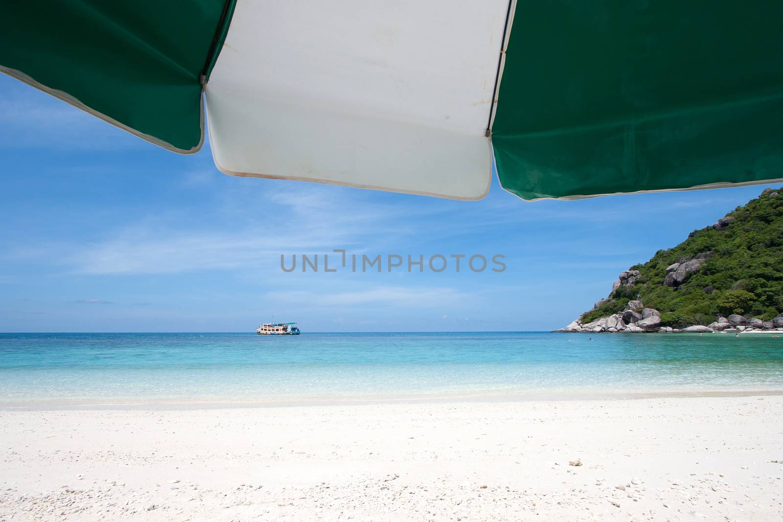 Sea at Nang Yuan island, Koh Tao, Thailand.