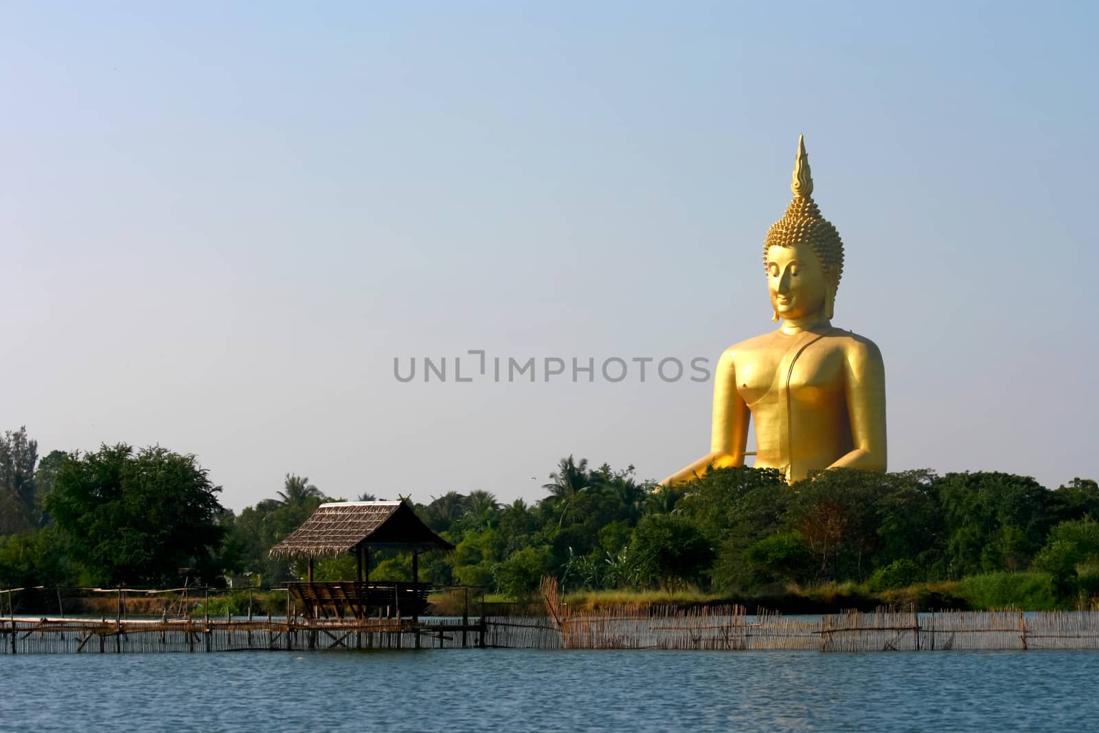 buddha statue in thai temple, Thailand