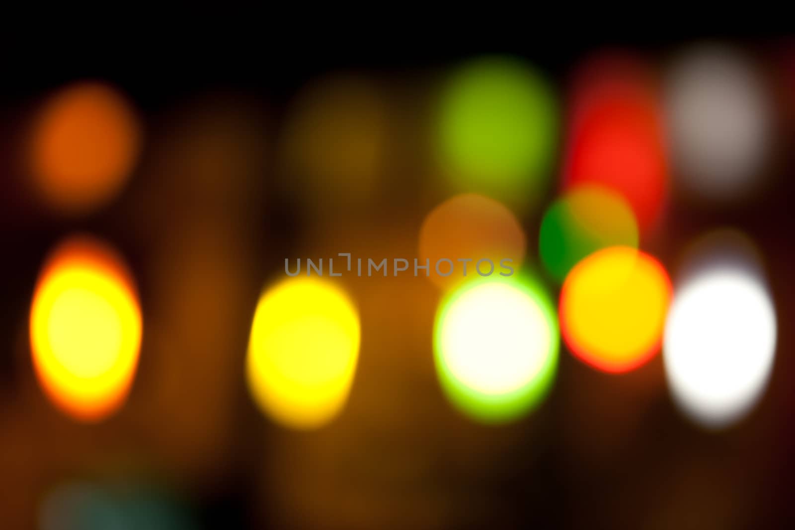 Colour circular bokeh background