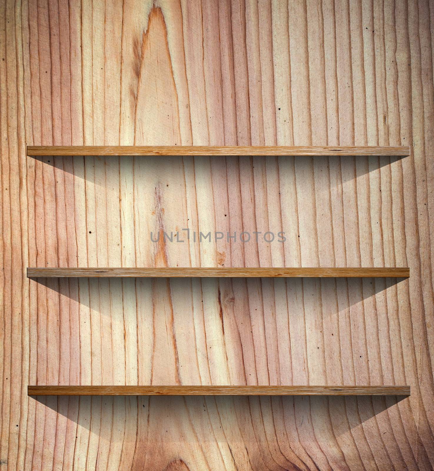 Wooden book Shelf background