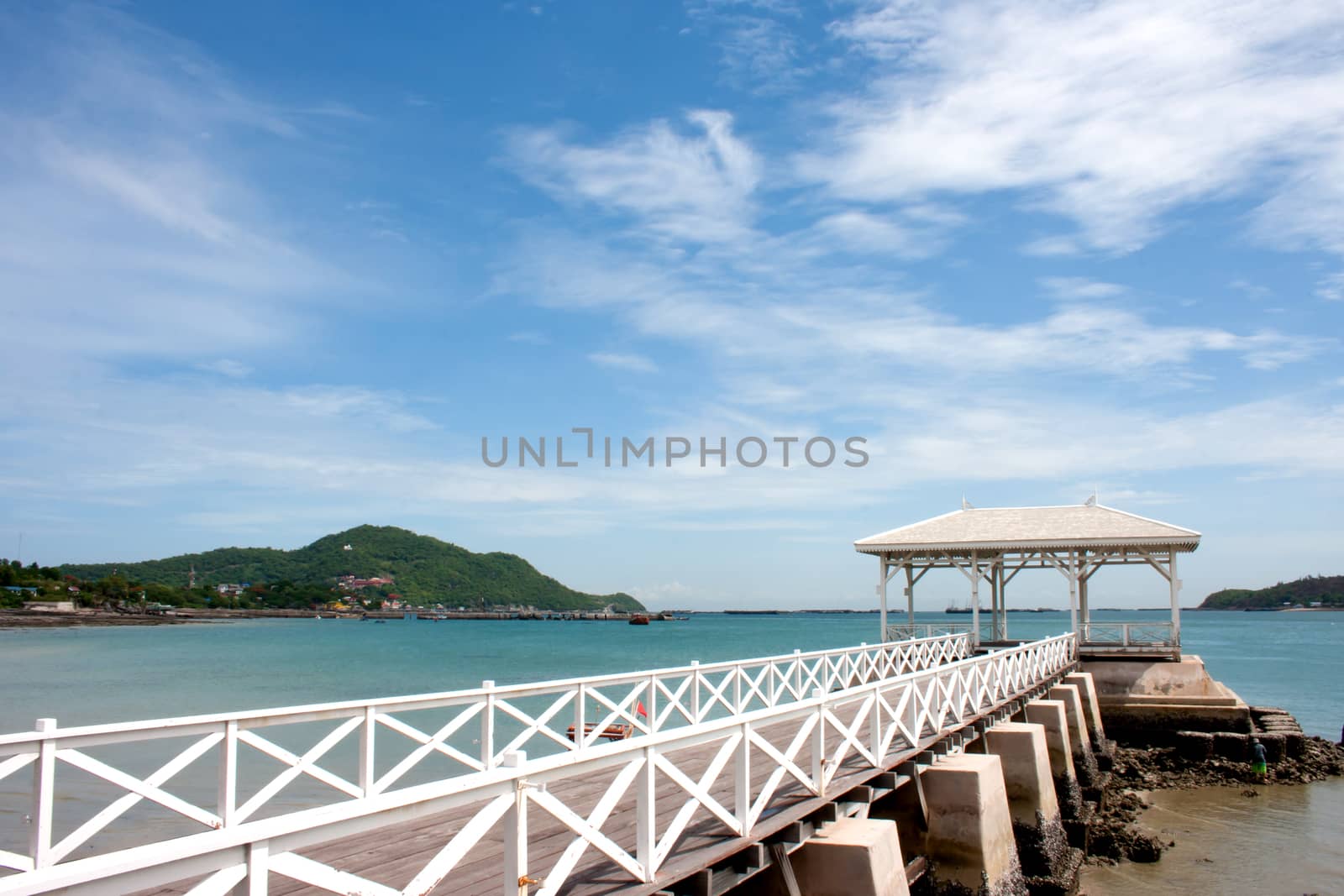 white wooden bridge by pkproject