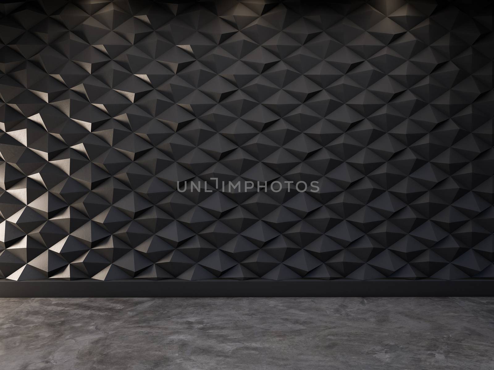 abstract 3d decorative wall background , 3d rendering by chingraph