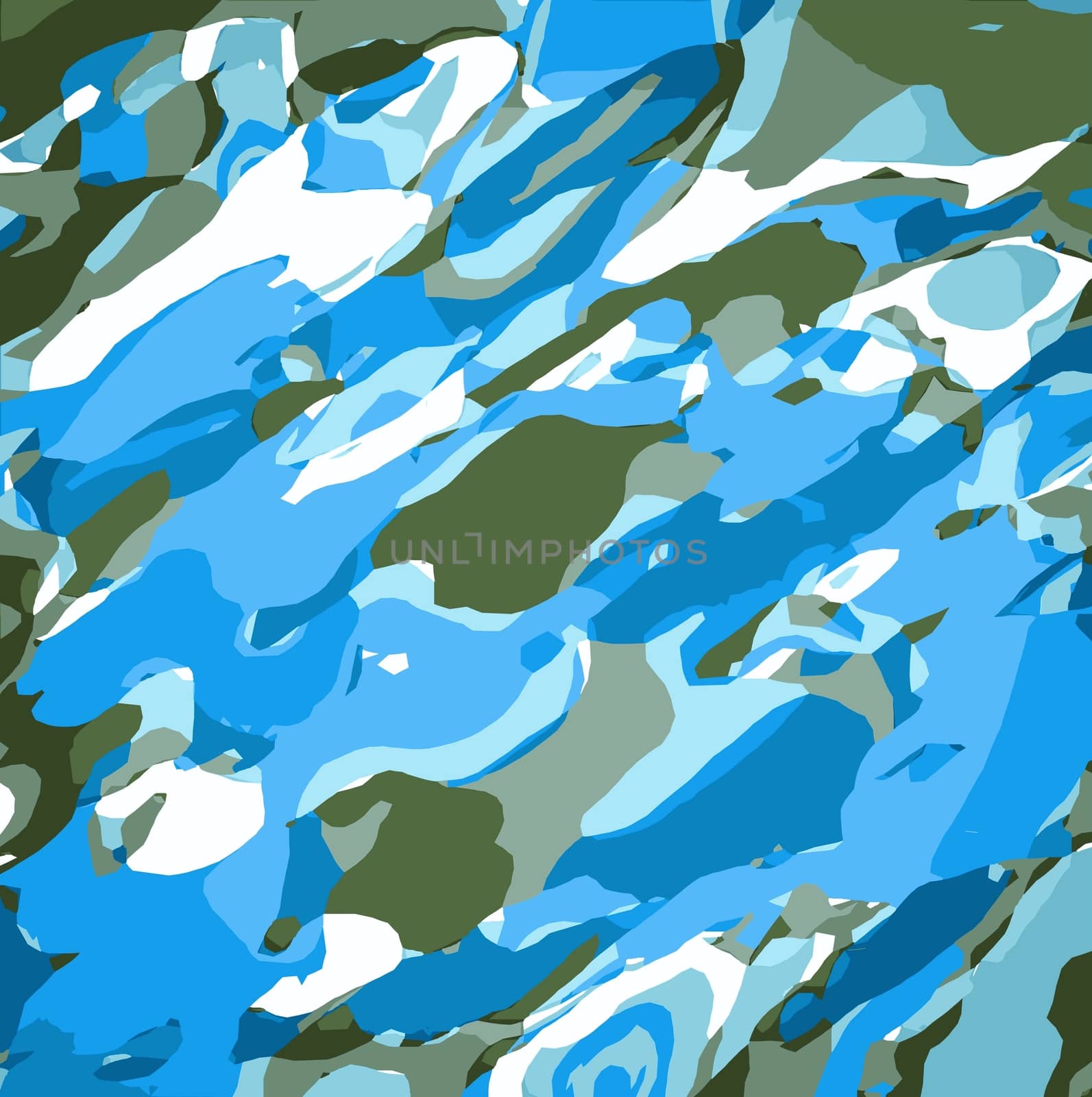 blue and green camouflage texture abstract background