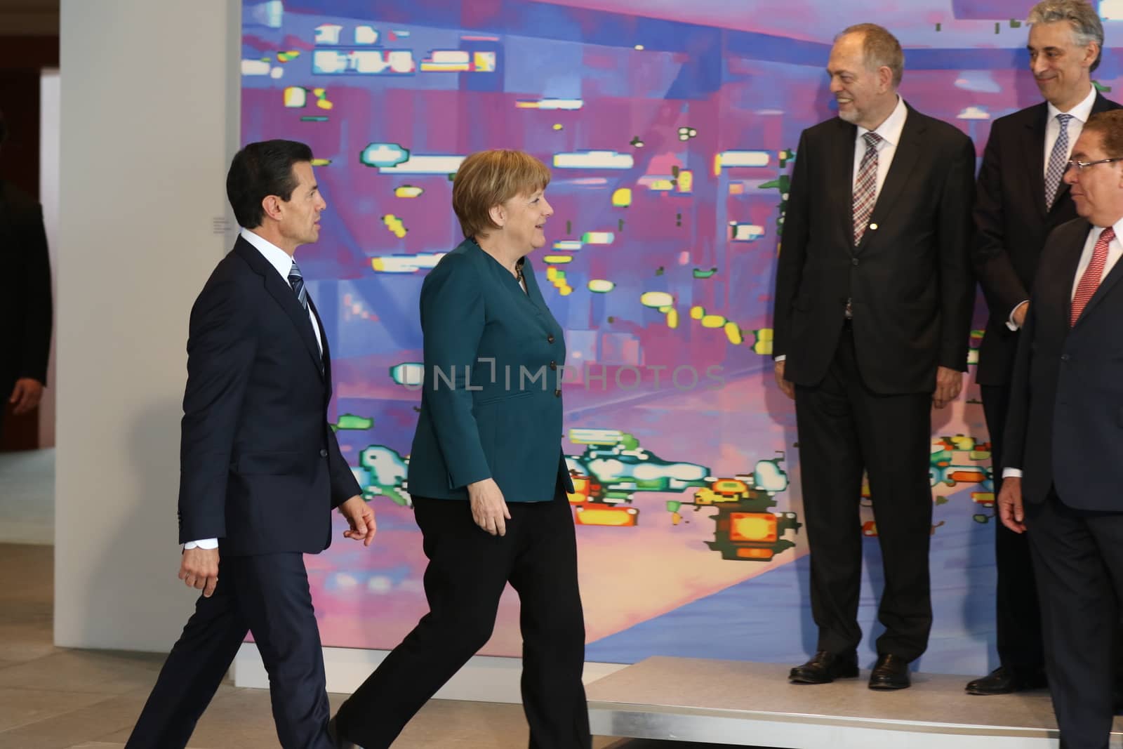 GERMANY-BERLIN-NIETO MERKEL MEETING by newzulu