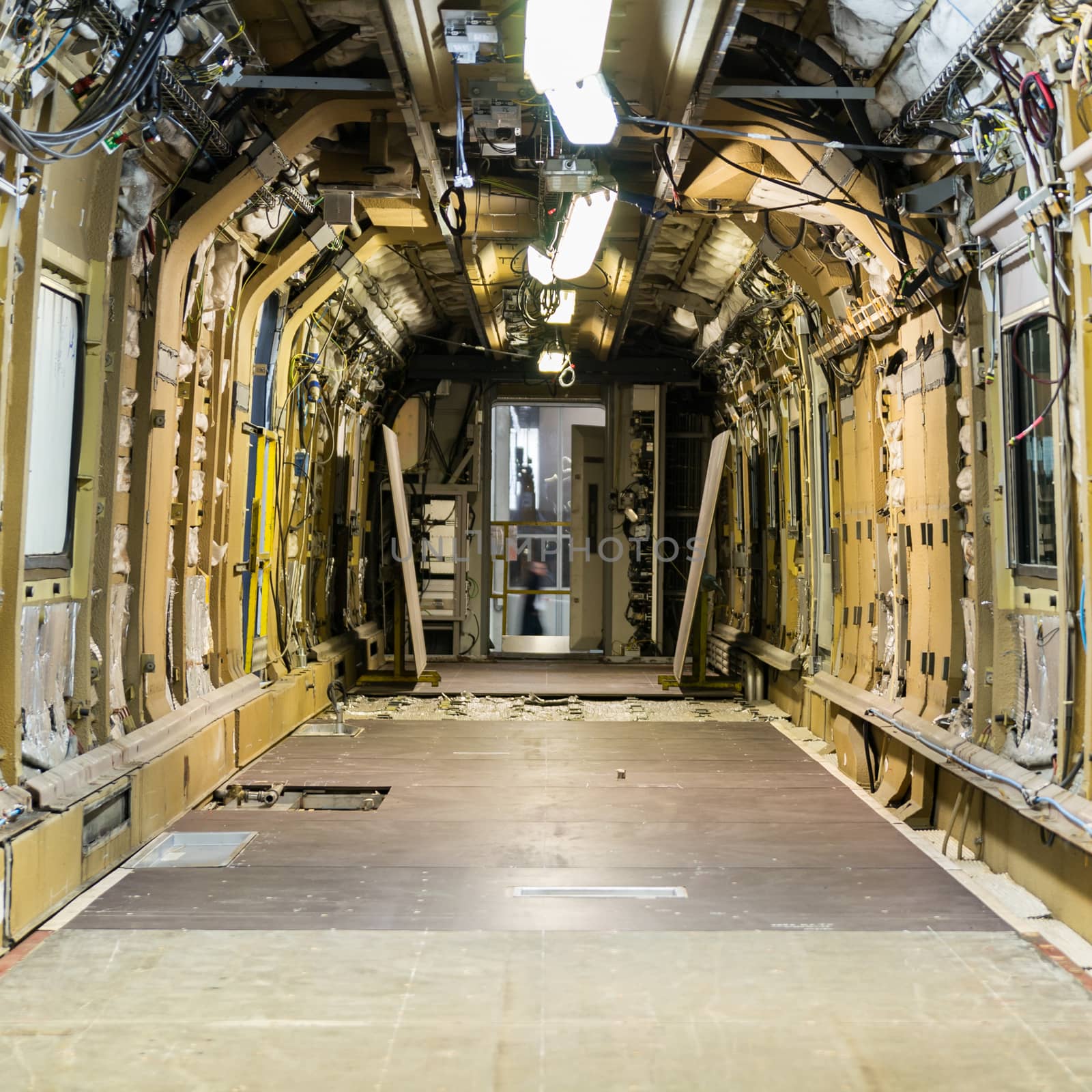 VICENZA, ITALY - DECEMBER 14:  Realization inner part of a railway car, interior view on Sunday, December 14, 2014