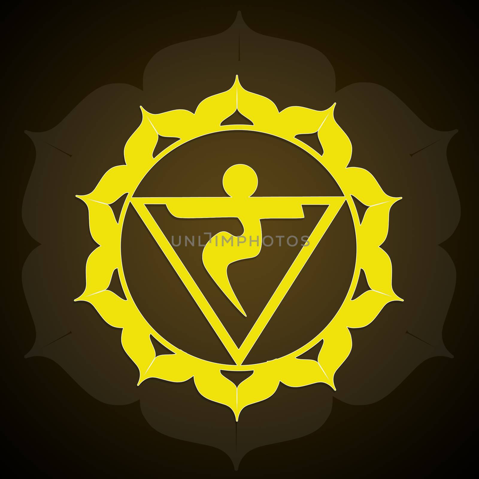 illustration of Solar Chakra