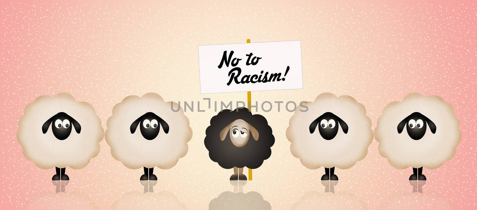 no to racism by adrenalina