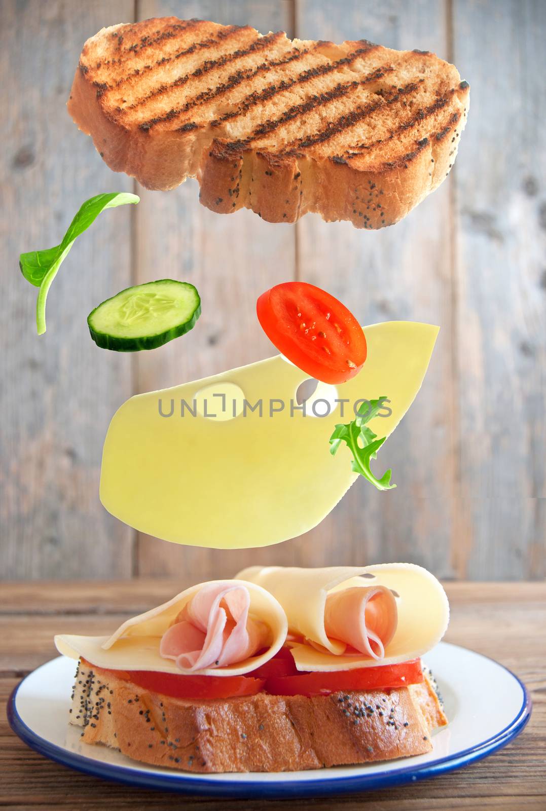 Deli sandwich by unikpix