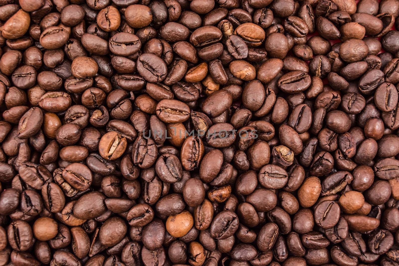 Full frame of coffee beans. Nice background