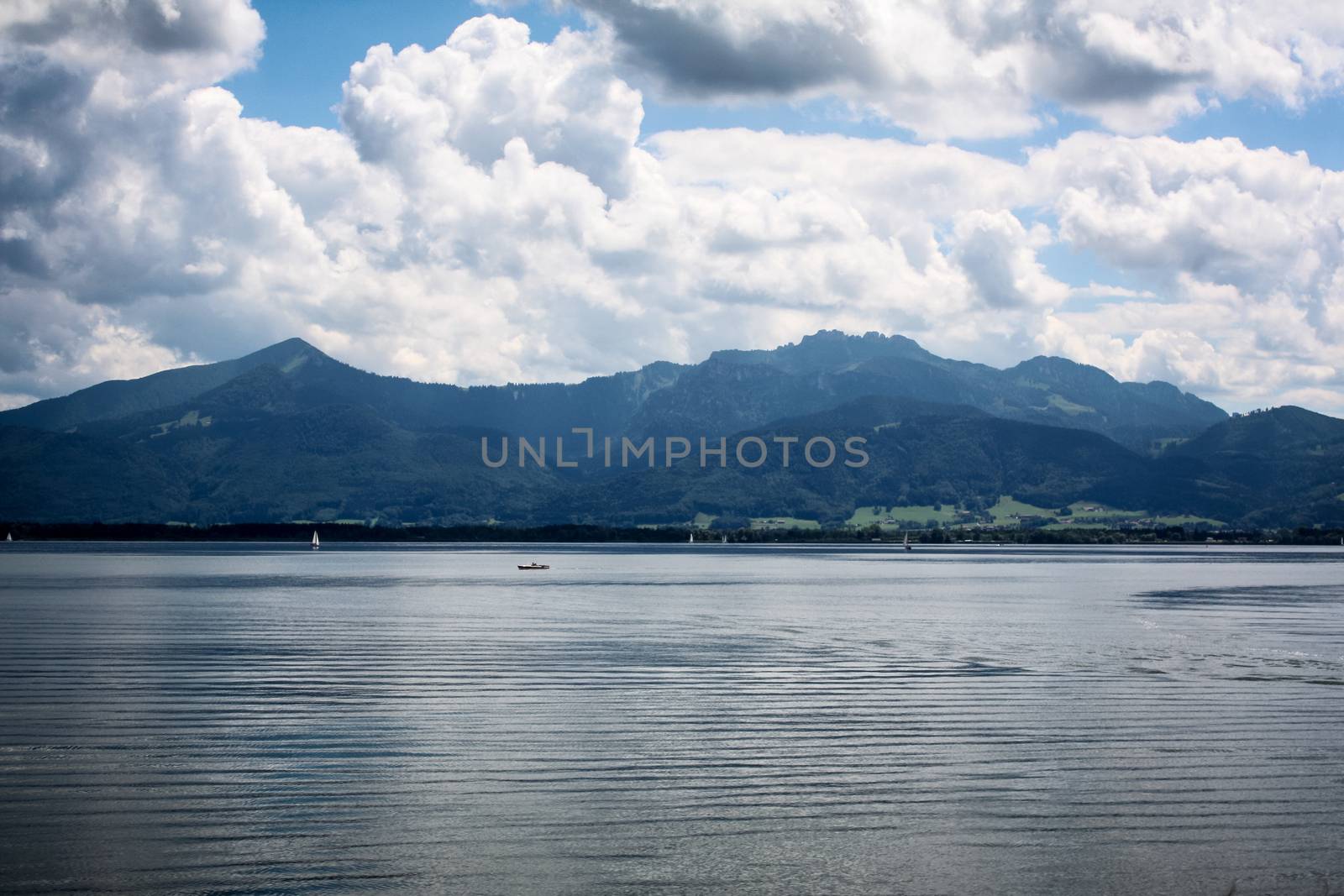 Beautiful mountain lake in the Austrian Alps