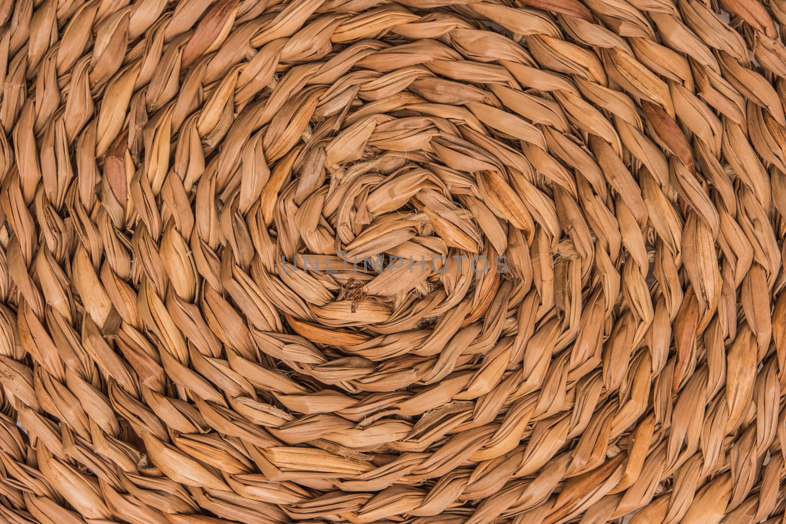 Wicker woven pattern for abstract background or texture. Wicker place mat. 