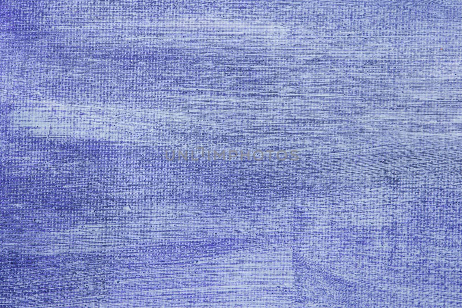 Abstract hand painted blue canvas background texture. 