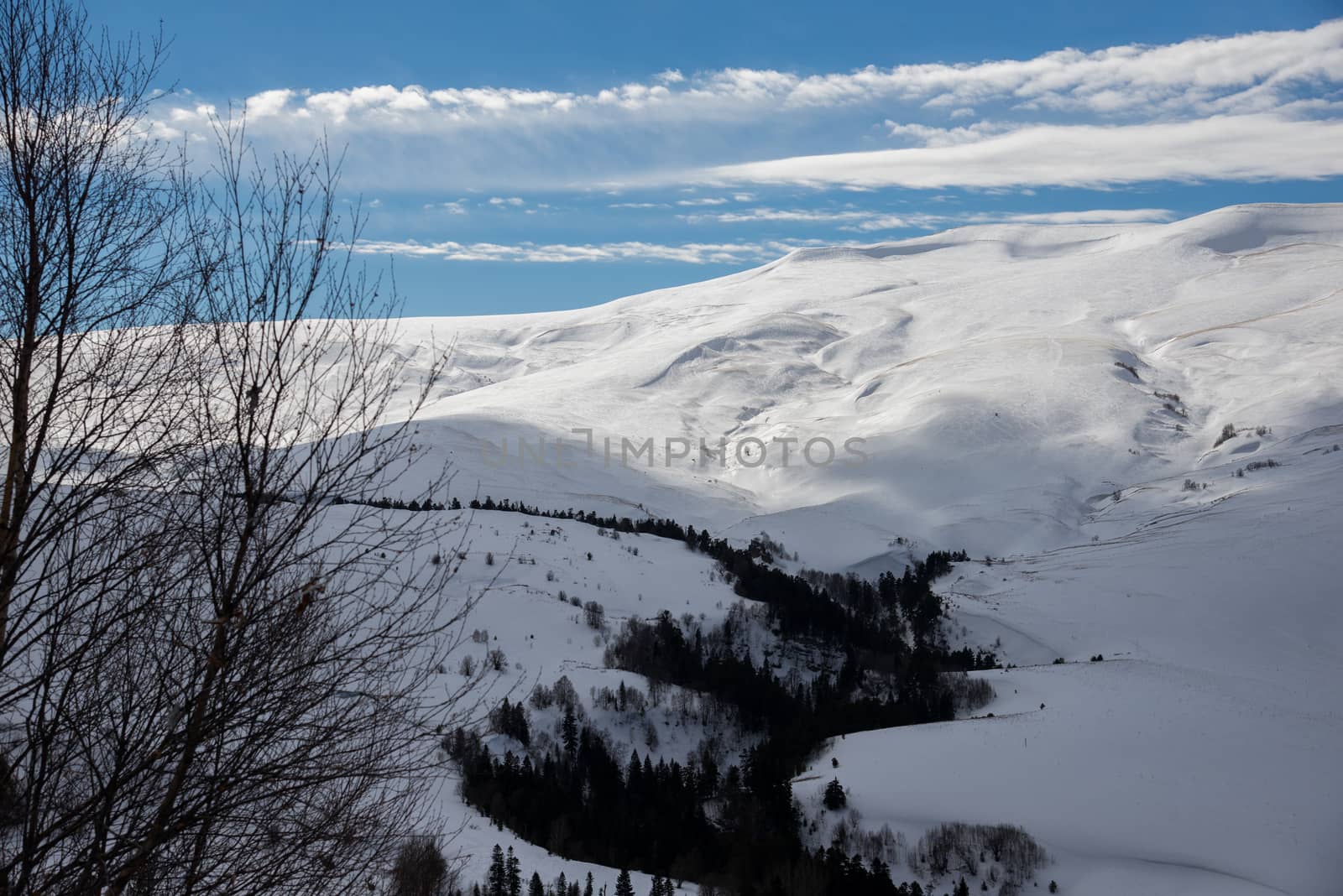 The magnificent mountain scenery of the Caucasus Nature Reserve