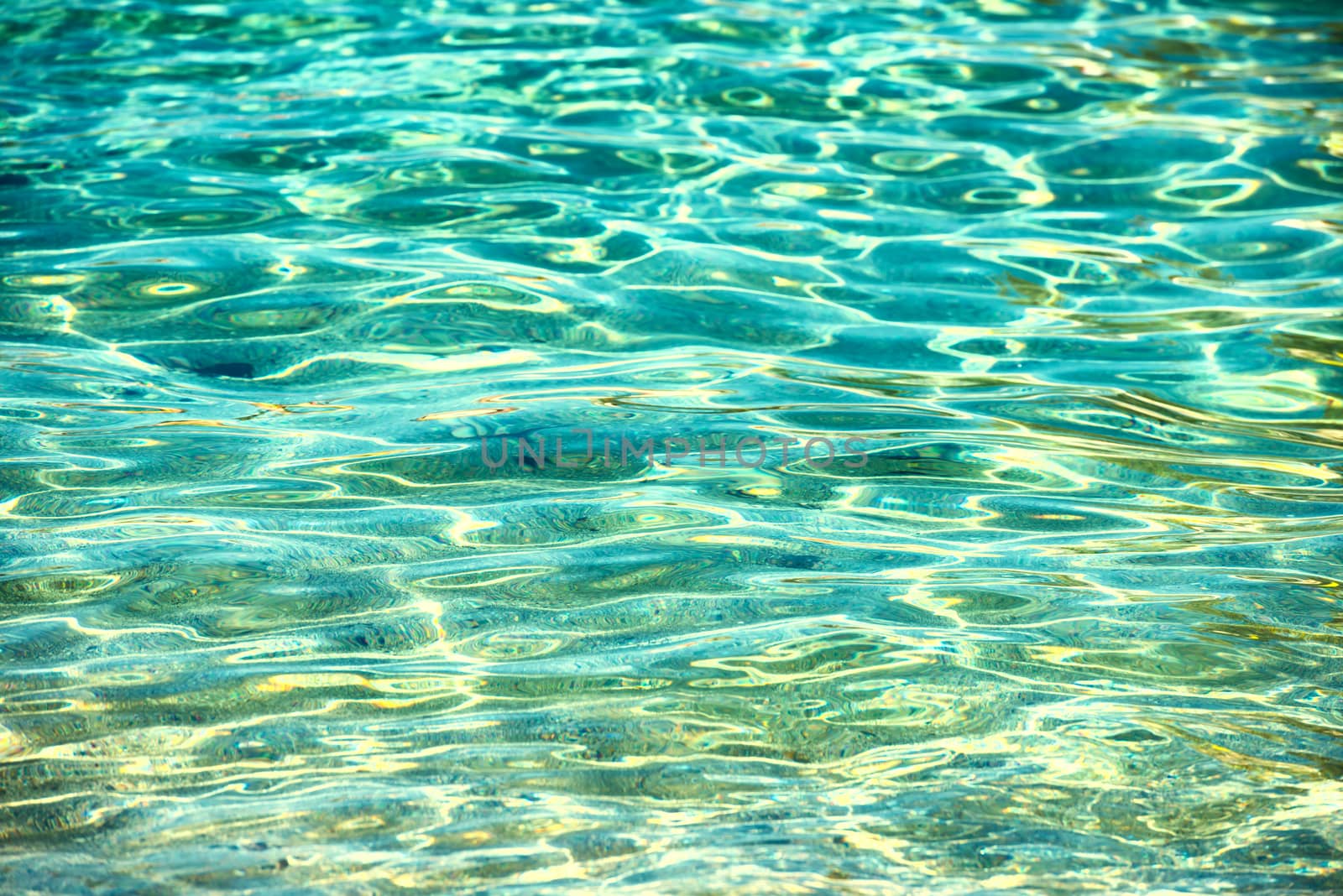 Clear water background, blue natural texture.