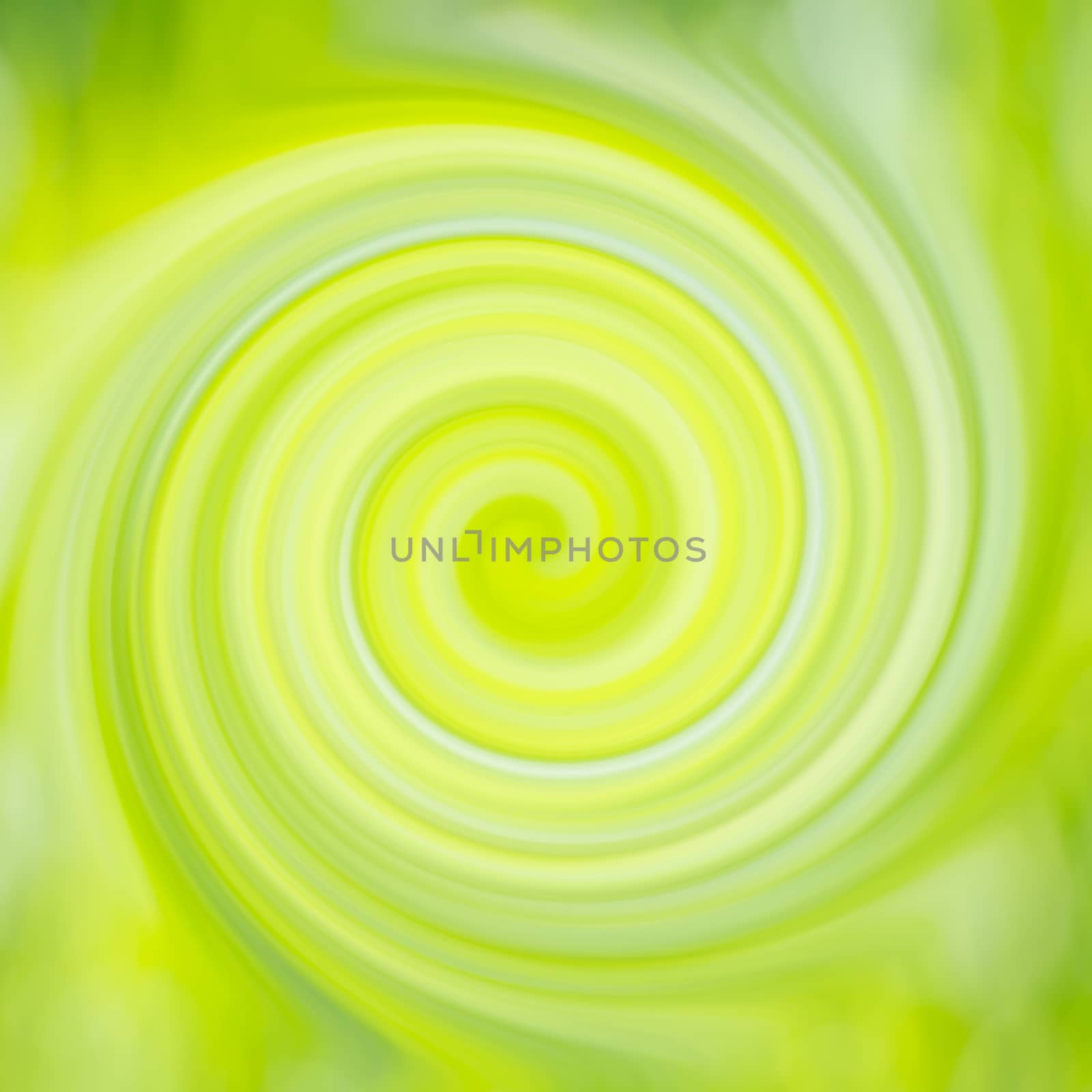 Green and yellow abstract swirl by vapi