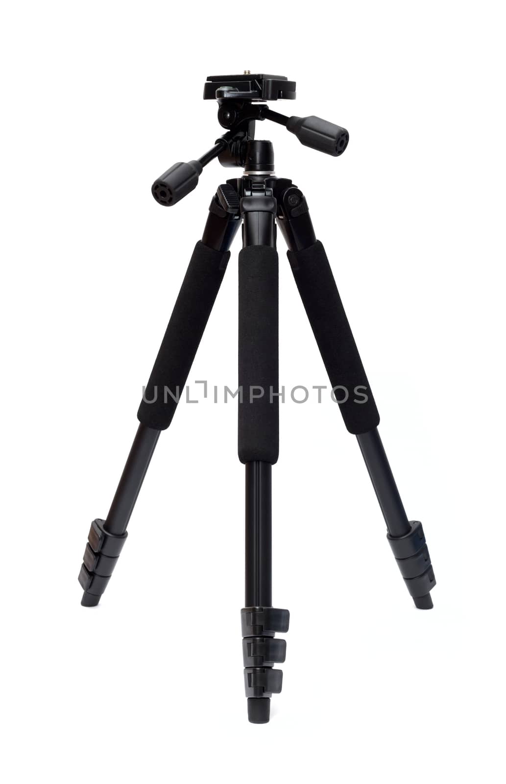photo tripod isolated on white background by DNKSTUDIO