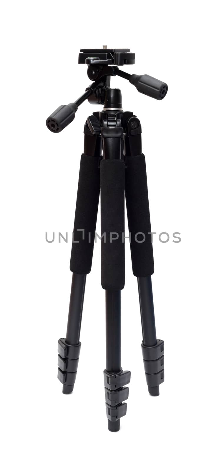 photo tripod isolated on white background by DNKSTUDIO