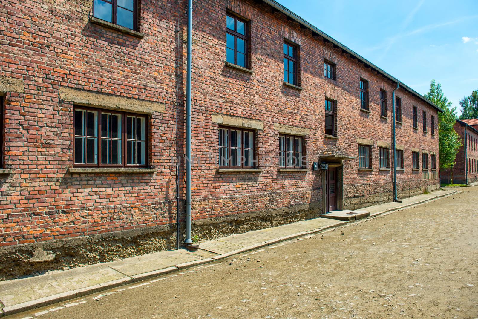 Barracks in former Nazi concentration camp by vapi