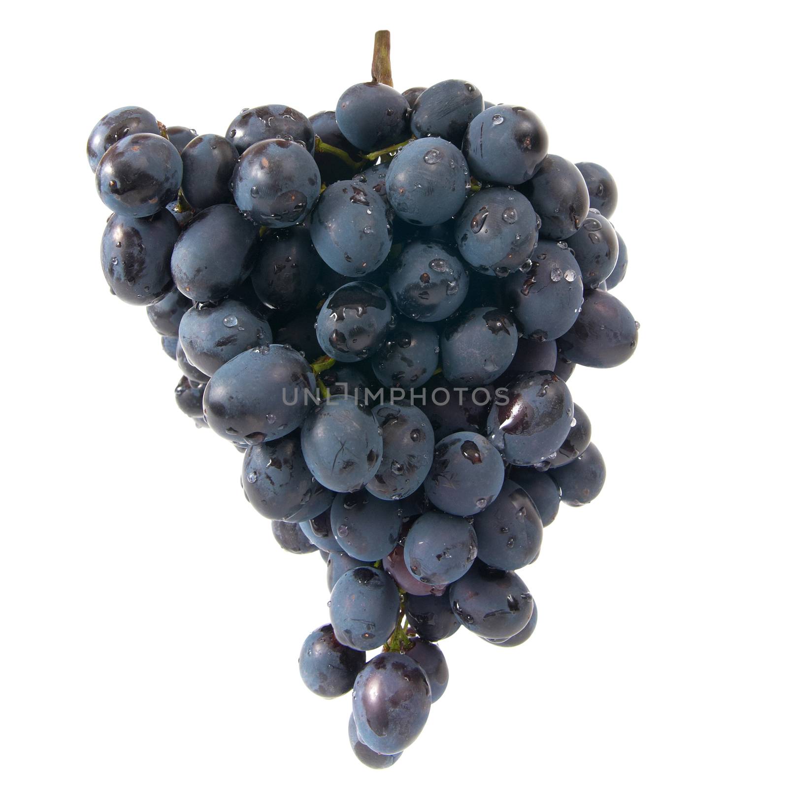 Bunch of ripe red grapes by vapi