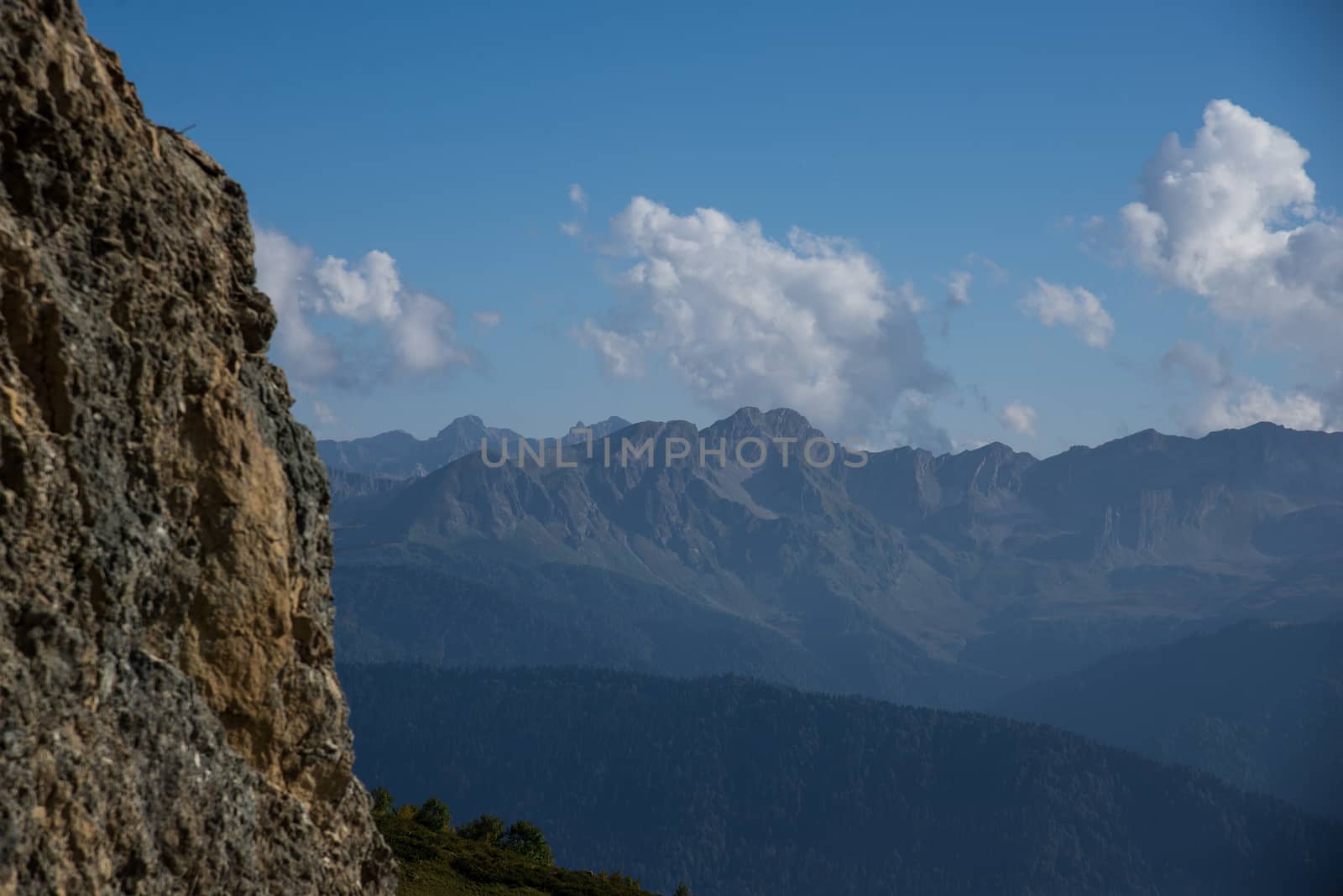 Beautiful mountain scenery of Krasnaya Polyana . Sochi