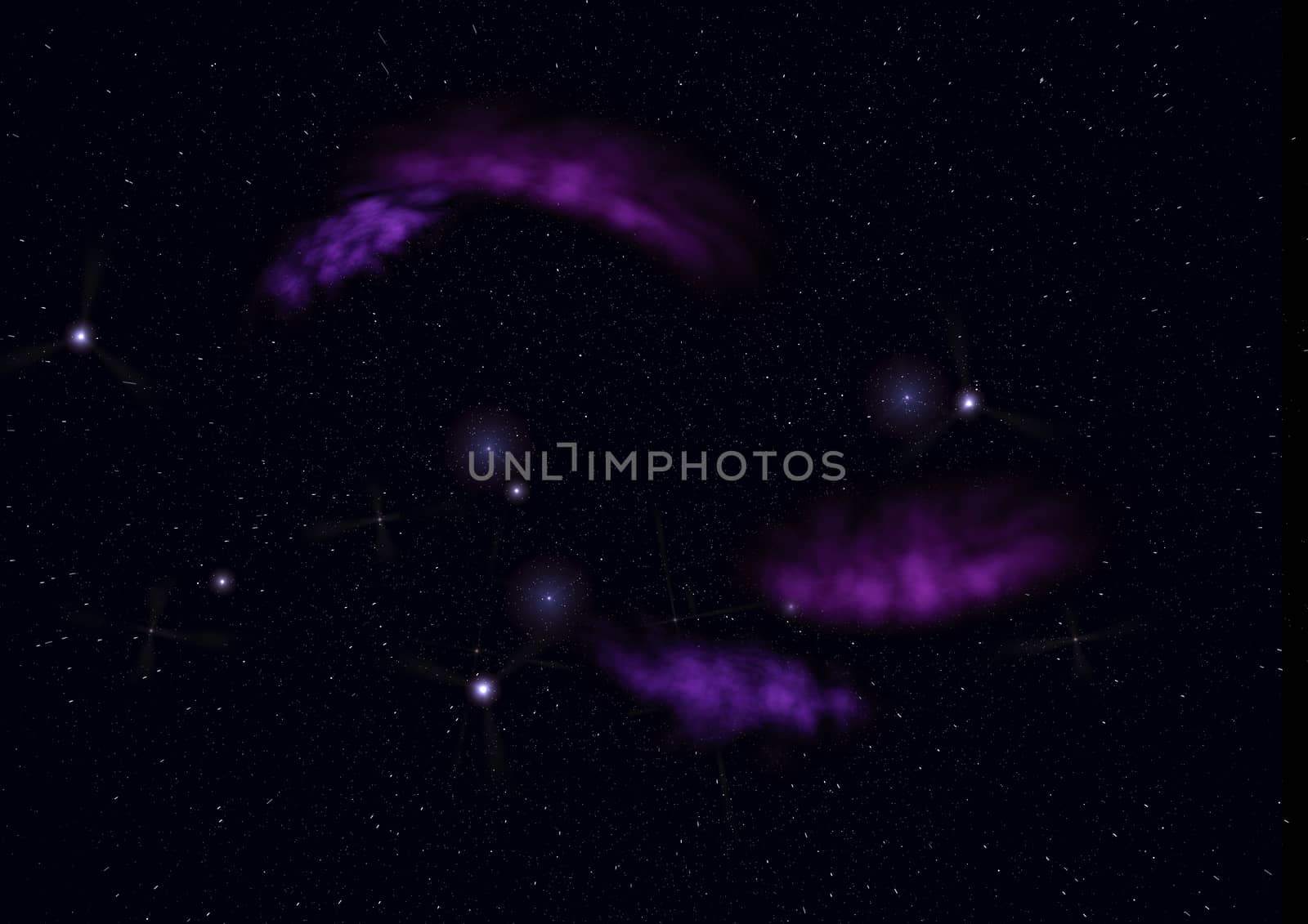Small part of an infinite star field of space in the Universe. "Elements of this image furnished by NASA".