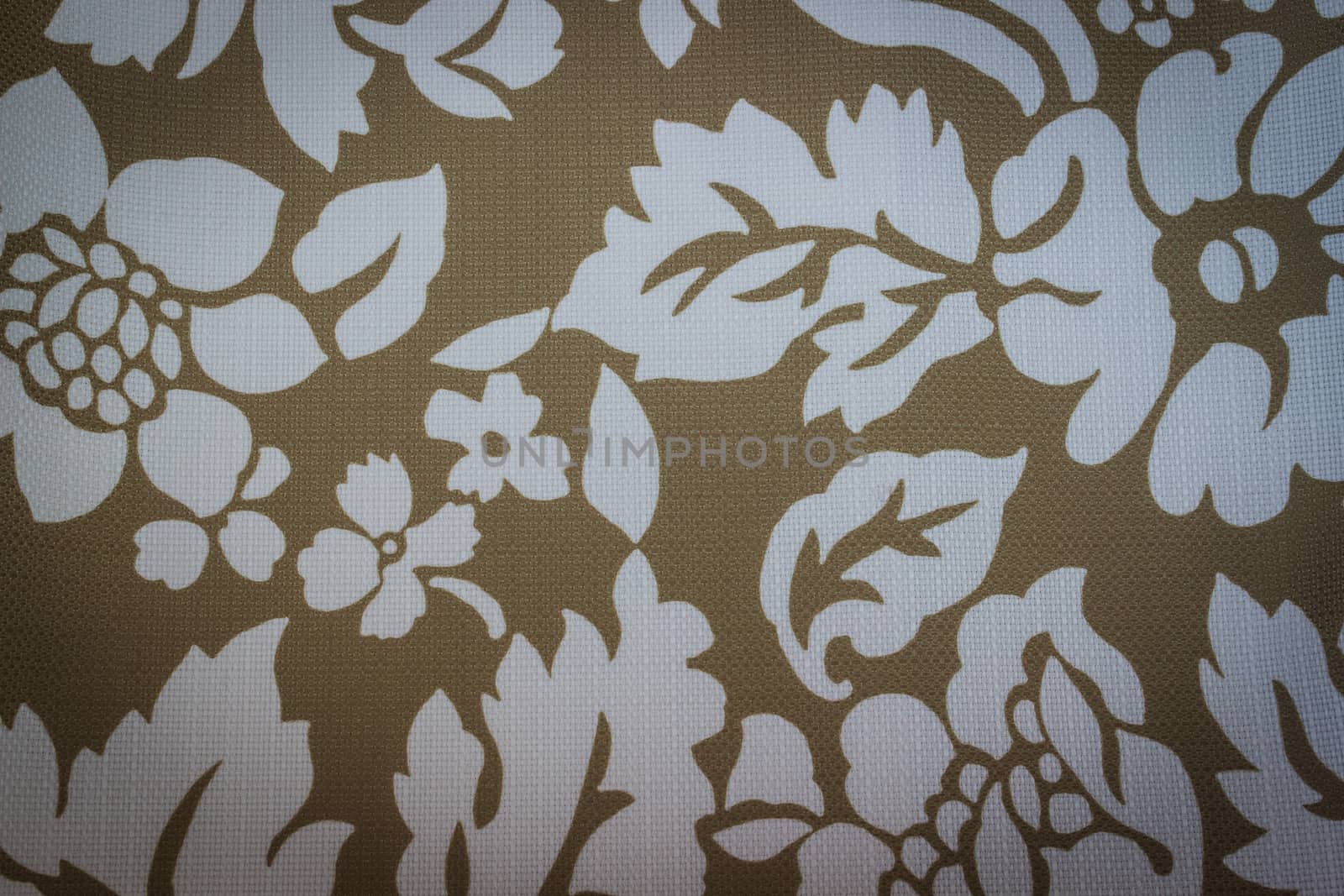 Rustic canvas fabric texture in brown color.