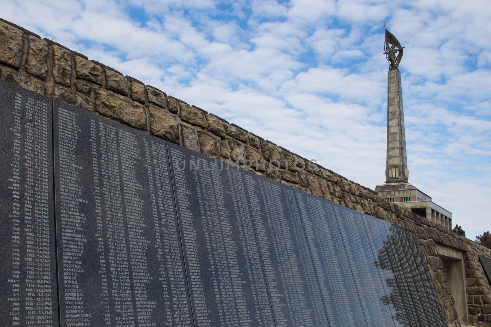 Memorial Slavin in Bratislava, Slovakia by YassminPhoto